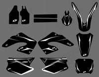 Team Graphics Hintergründe Aufkleber Kit für Honda CR125/CR250 2000-2001