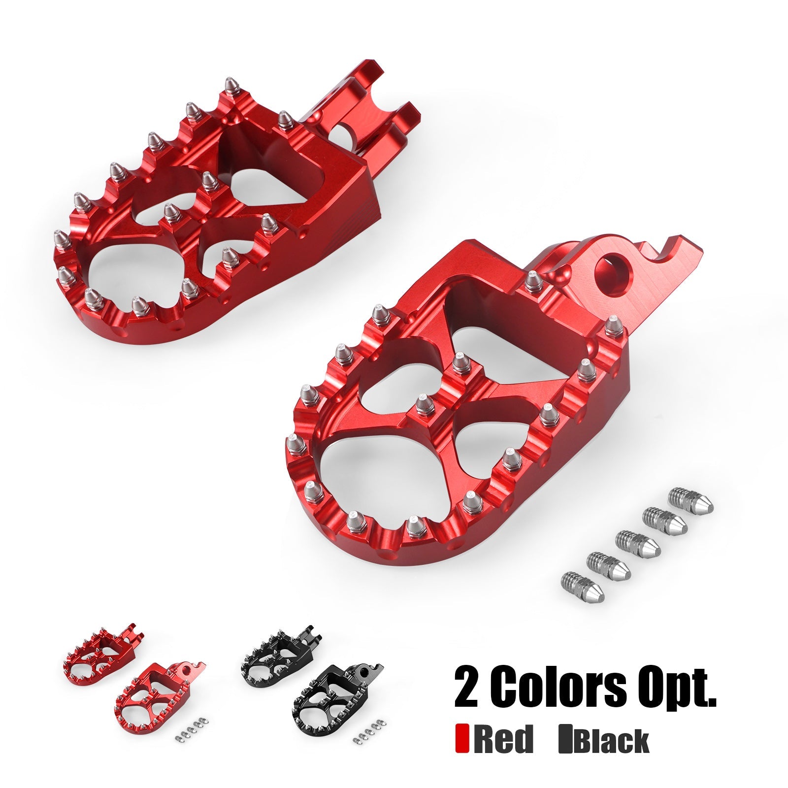 CNC Fußrasten Knospe Motorrad Fußrasten Für Honda CRF250R CRF450R
