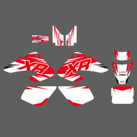 Motorrad-Grafikaufkleber passend für Honda XR50 2000-2003