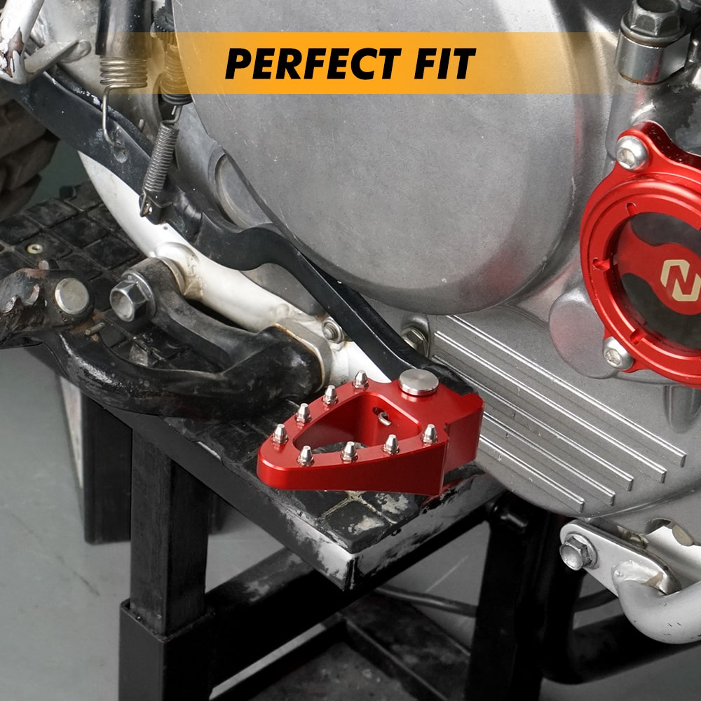 Rot Bremshebel Pedal Vergrößern Platte Spitze Für Honda XR650L 1993-2024