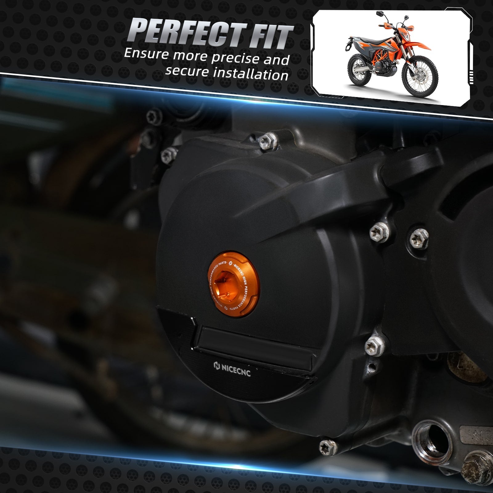 Lichtmaschinengewinde & Zündkerzenstecker für KTM 350 EXC-F 12-23
