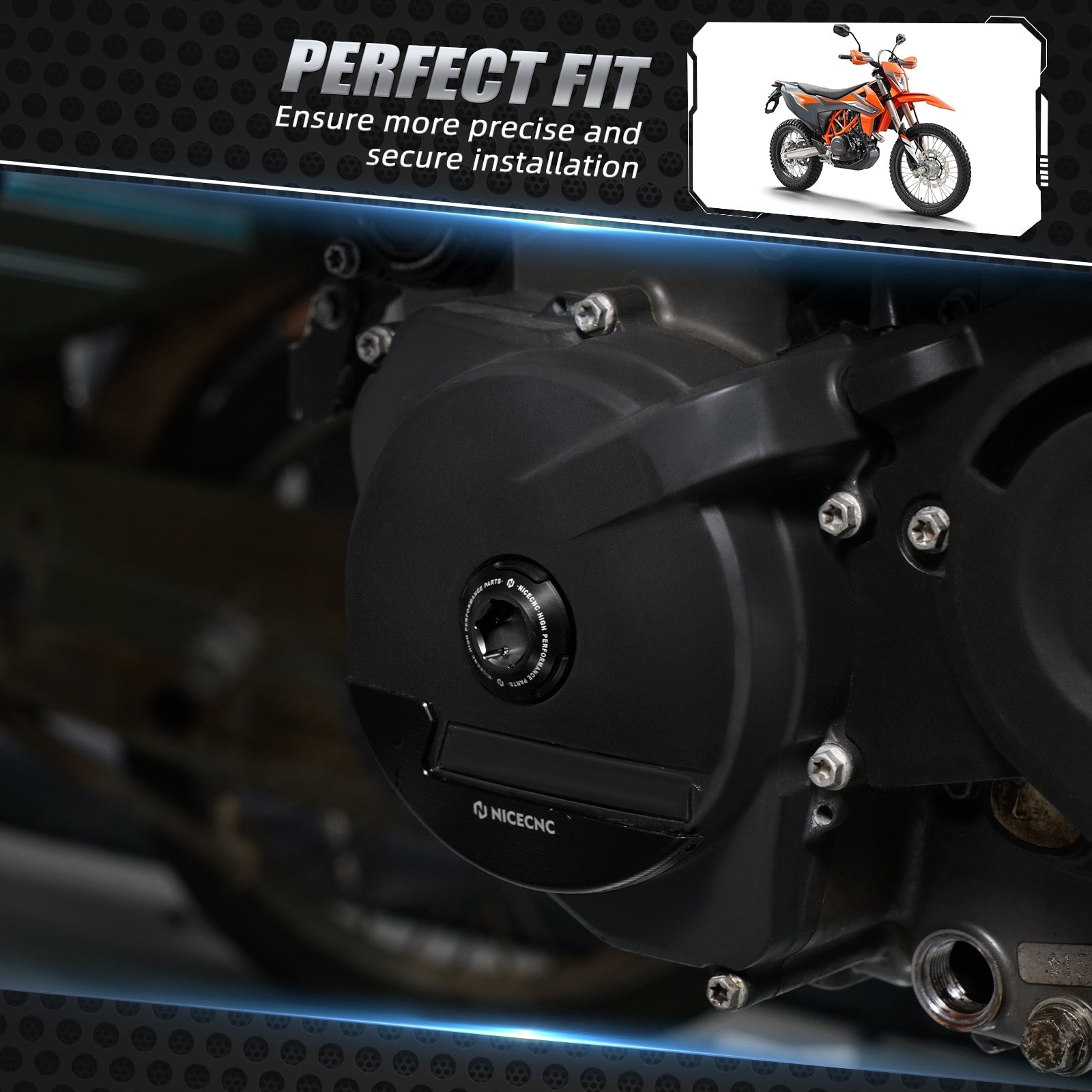 Lichtmaschinengewinde & Zündkerzenstecker für KTM 350 EXC-F 12-23