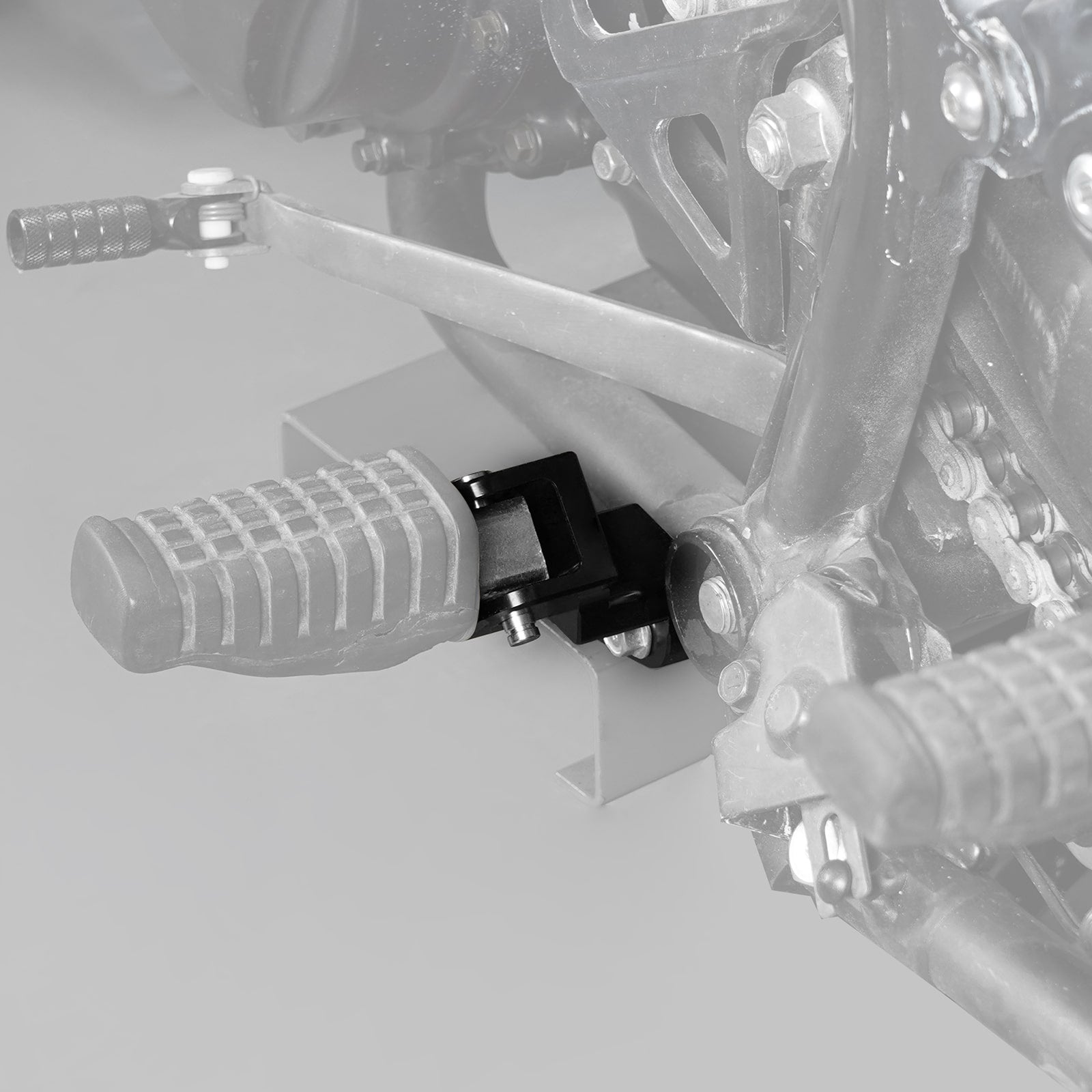1" Fußrasten-Tieferlegungshalterungen für Kawasaki KLR650 1987-2018