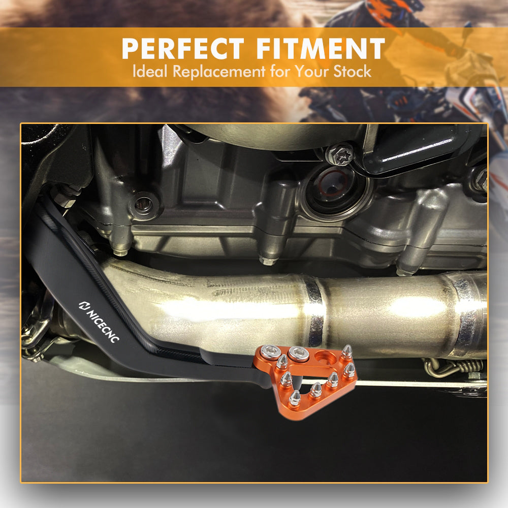 NICECNC Bremshebel Fußbremshebel Bremspedal Für KTM 1290 Super Adventure/R/S/T