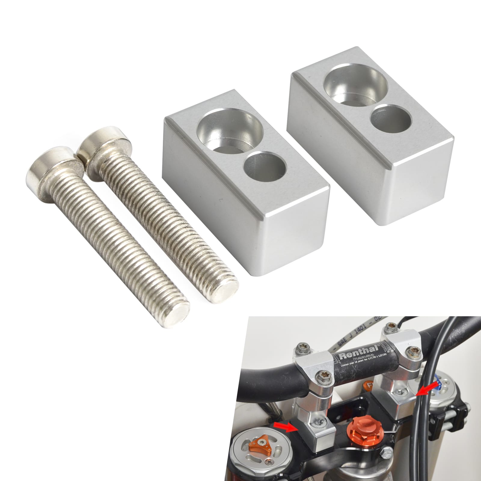 22mm Lenkererhöhung Erhöhung Für KTM 790 890 1090 1190 1290 Adventure / R 13-22