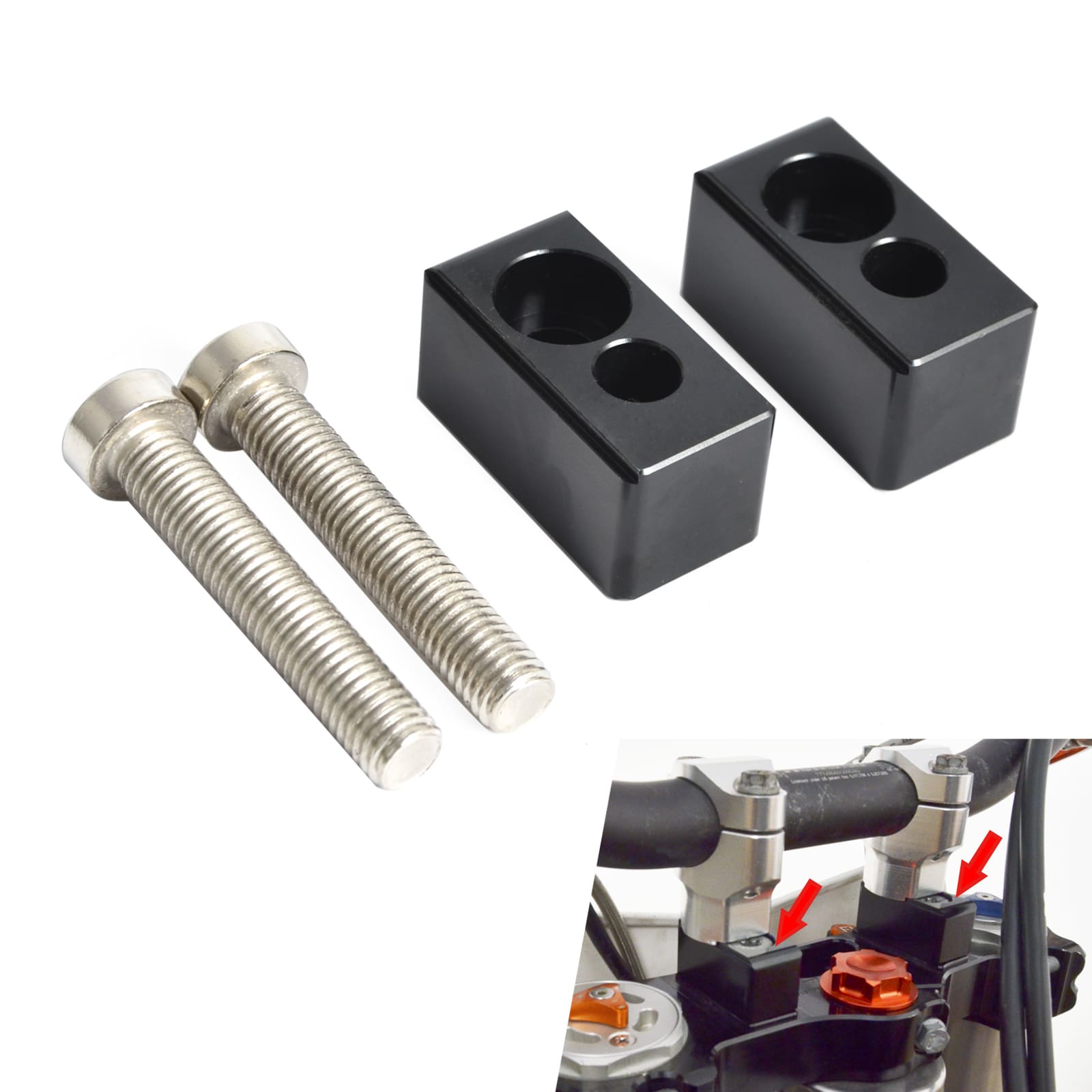 22mm Lenkererhöhung Erhöhung Für KTM 790 890 1090 1190 1290 Adventure / R 13-22