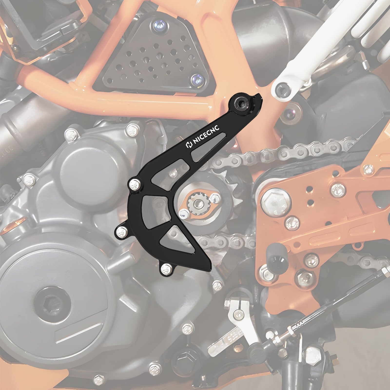 Kettenschutz Kettenradabdeckung Für KTM 390 DUKE 17-23 /Adventure 20-24