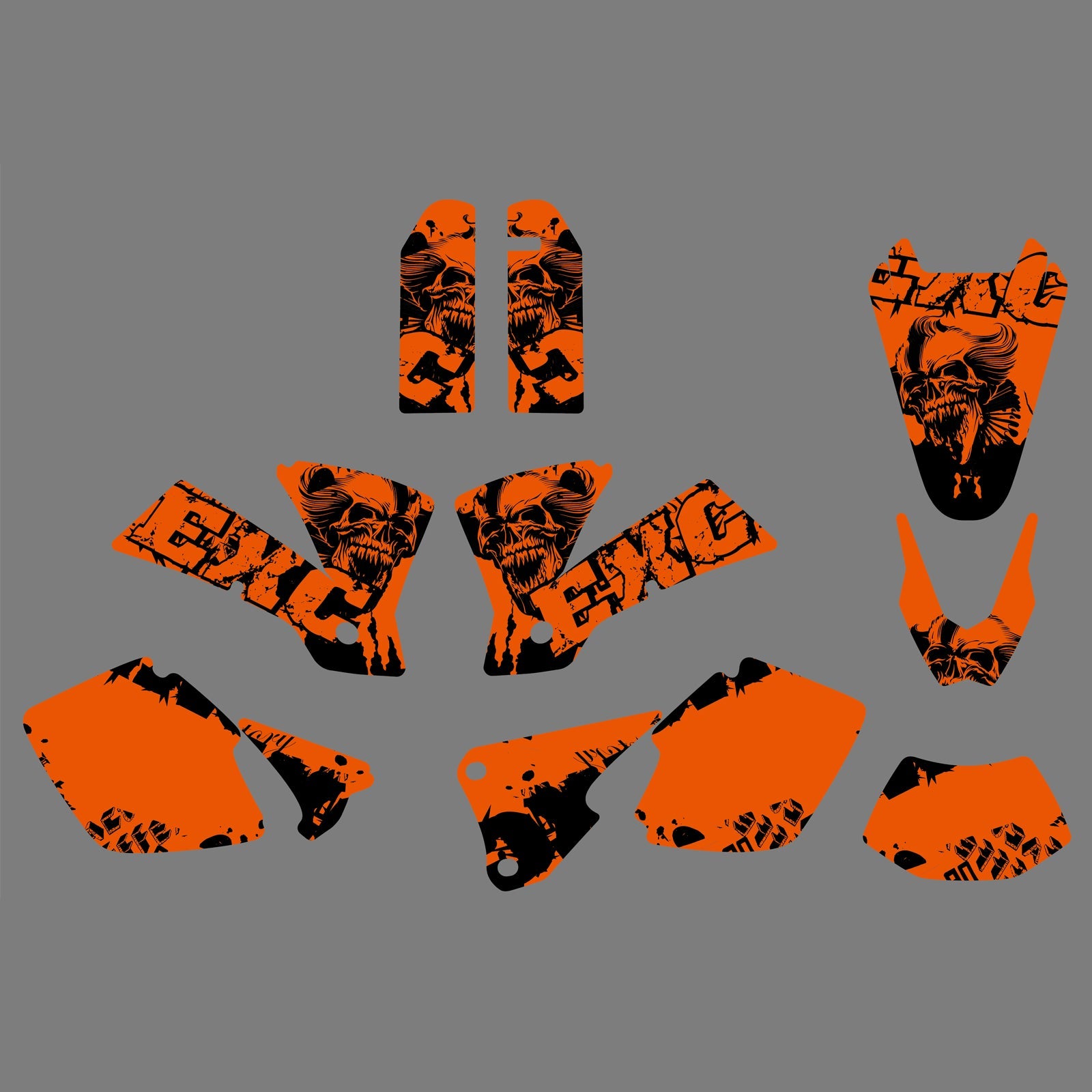 Motocross-Aufkleber-Set mit kompletter Grafik für KTM EXC 2003