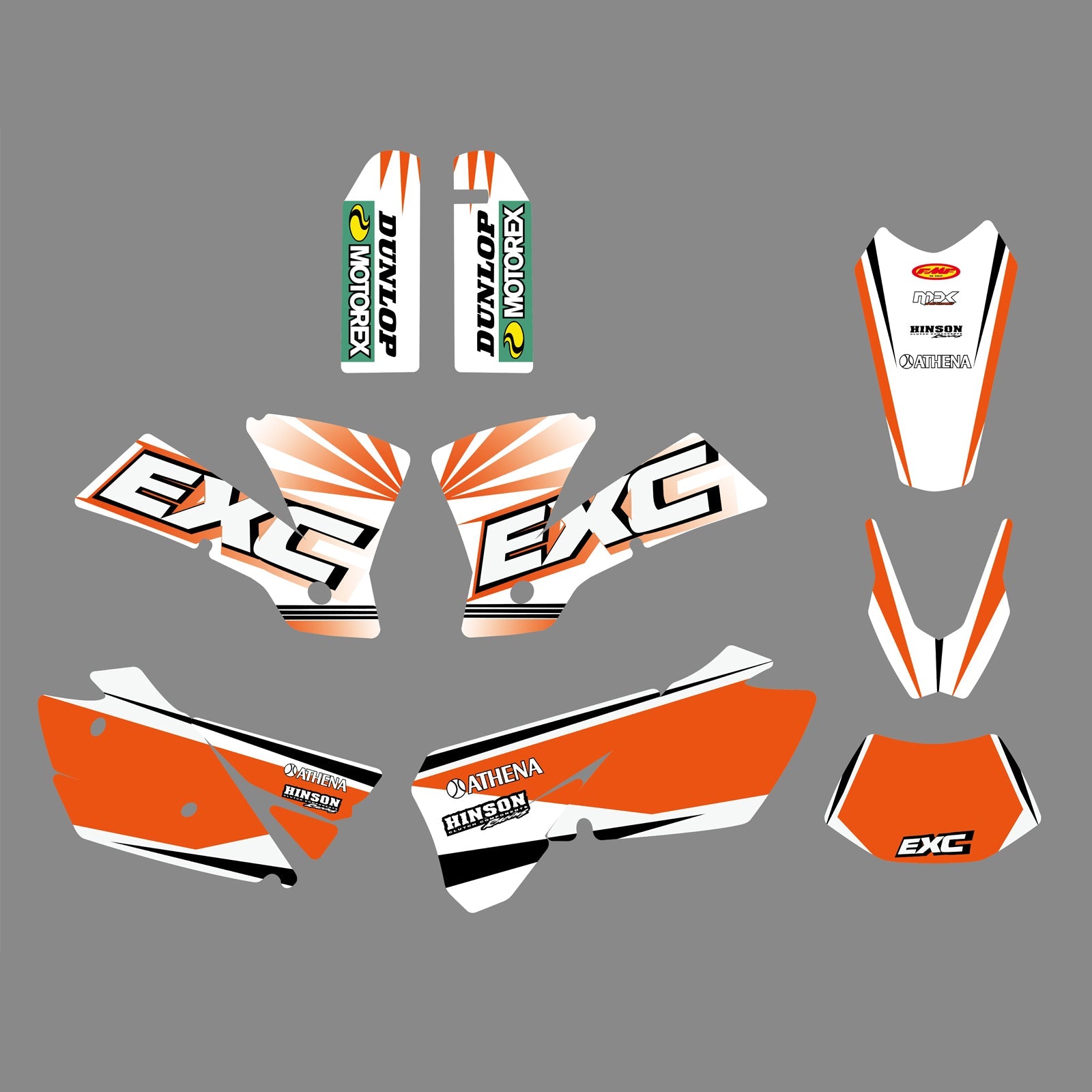Motorrad-Aufkleber-Set für KTM EXC 2004