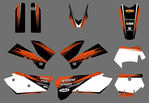 Motorrad Grafik für KTM EXC 2005-2007