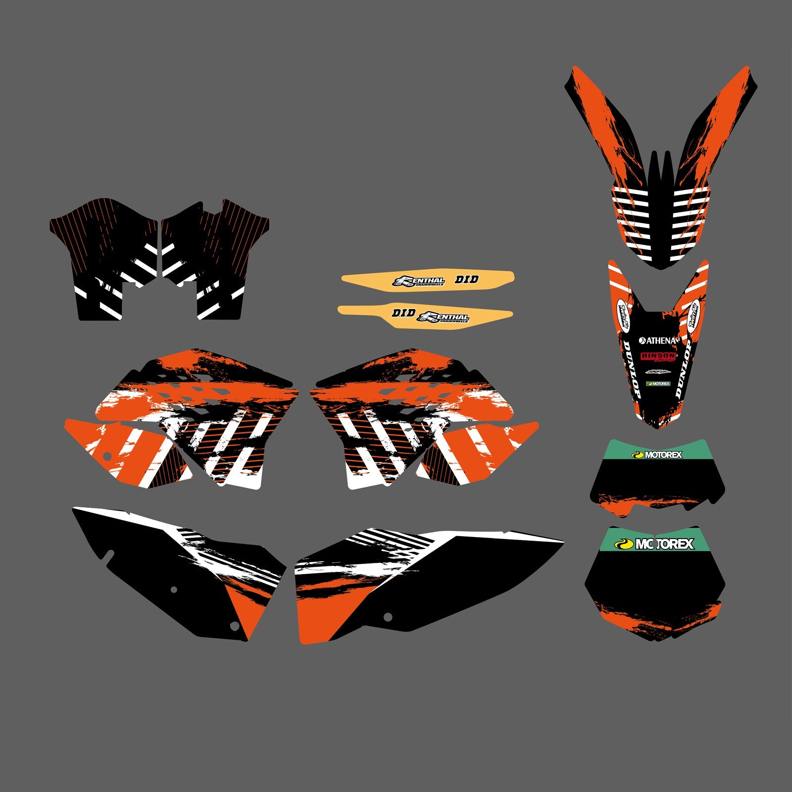 Komplette Aufkleber-Kits für KTM EXC 2008-2011
