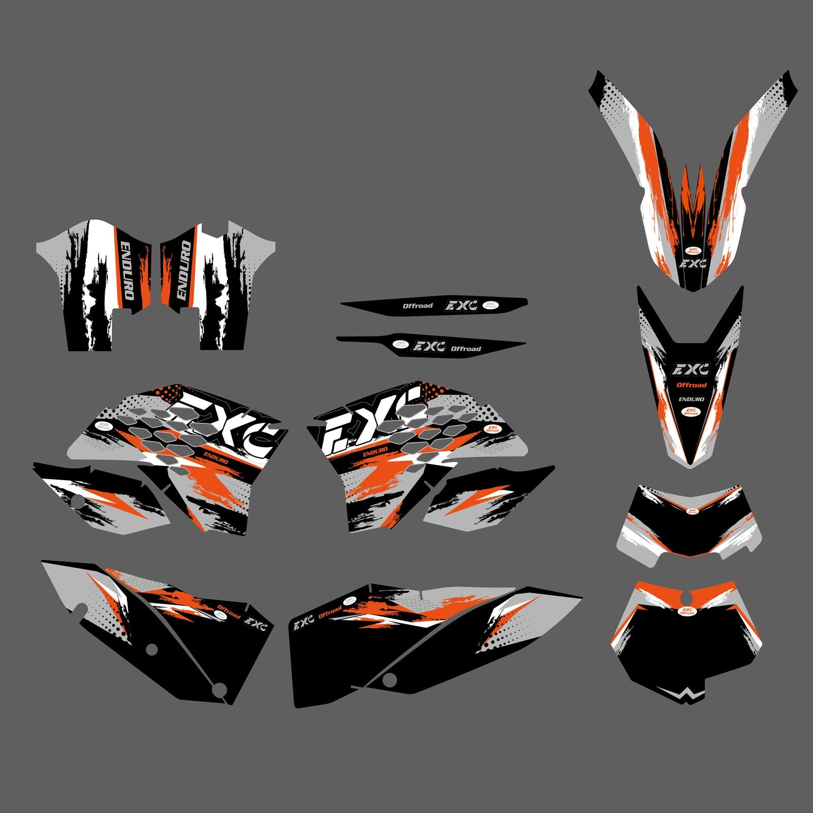 Motorrad Grafik Aufkleber Aufkleber für KTM EXC 2008-2011