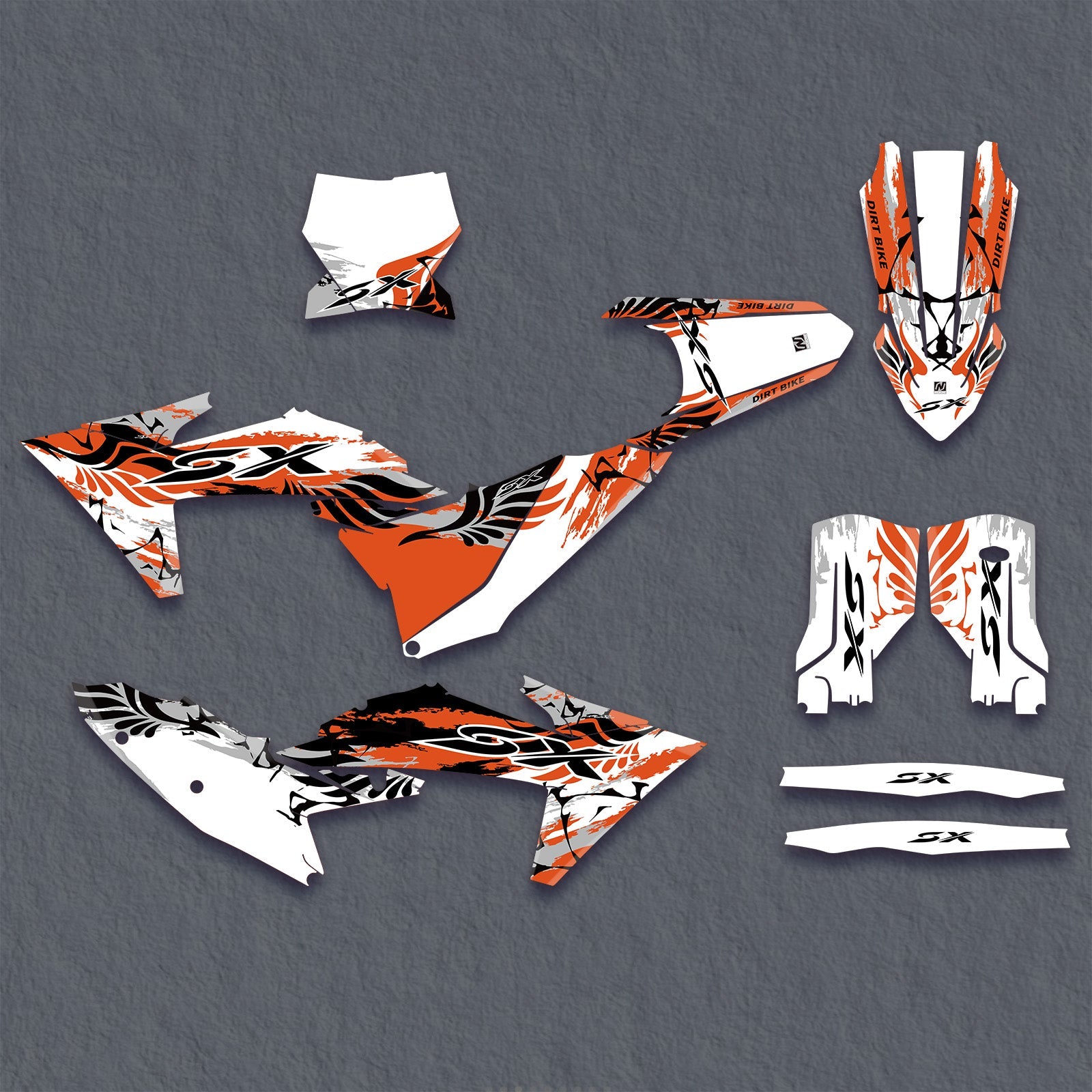 Komplettes Grafik-Aufkleber-Set für KTM SX 2023-2025