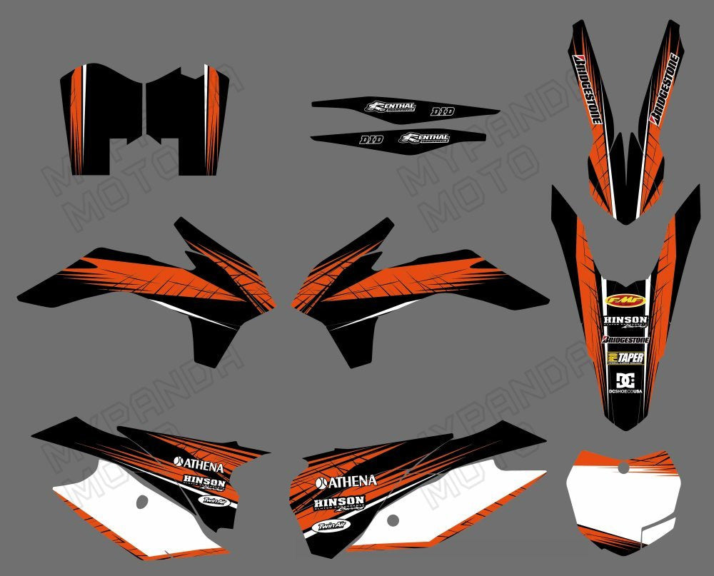 Motorrad Grafiken Aufkleber Aufkleber Für KTM SX XC 125-450F 13-15 EXC XC-W XCF-W 13-14