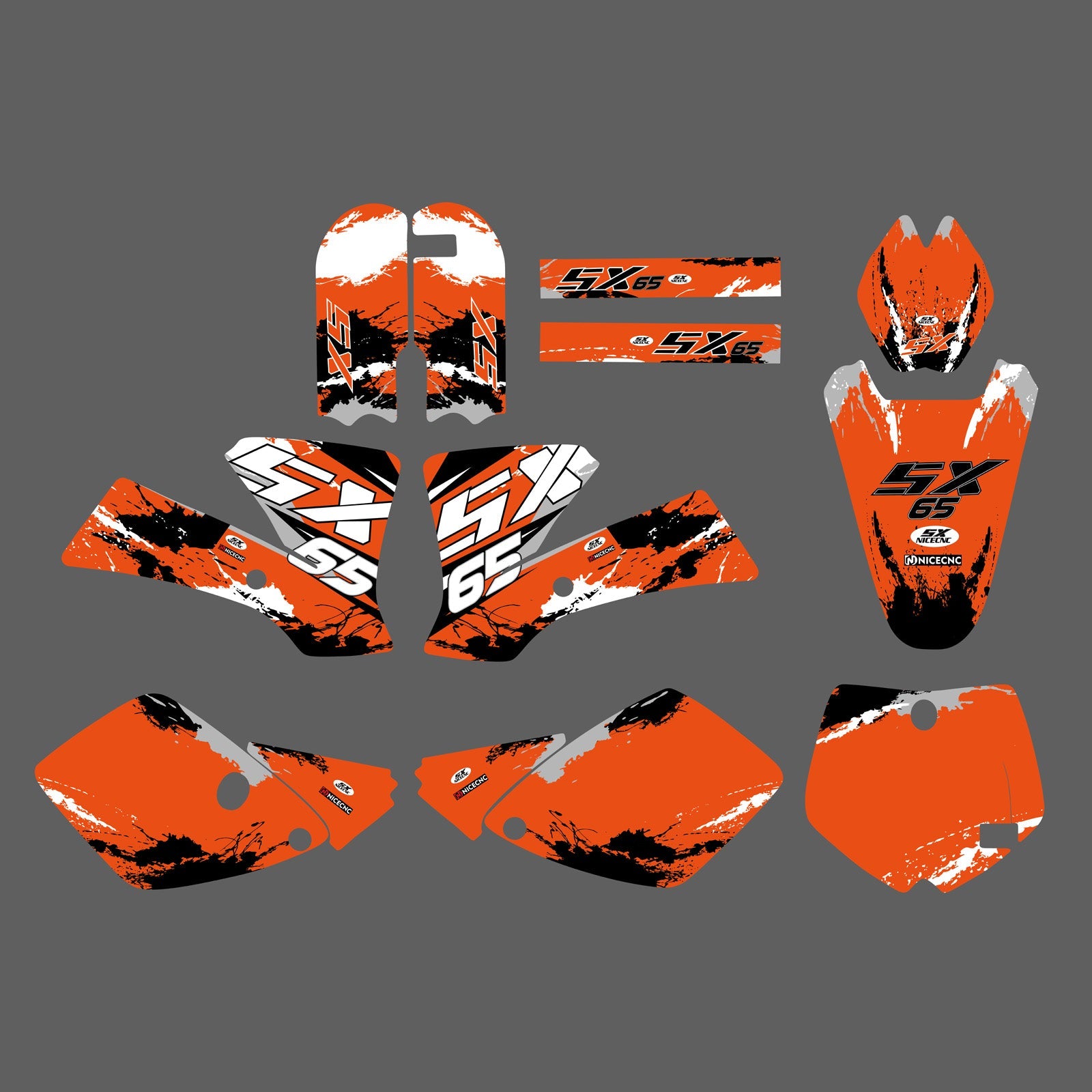 Motorrad Grafik Abziehbilder Schutz Aufkleber Für KTM SX65 2002-2008