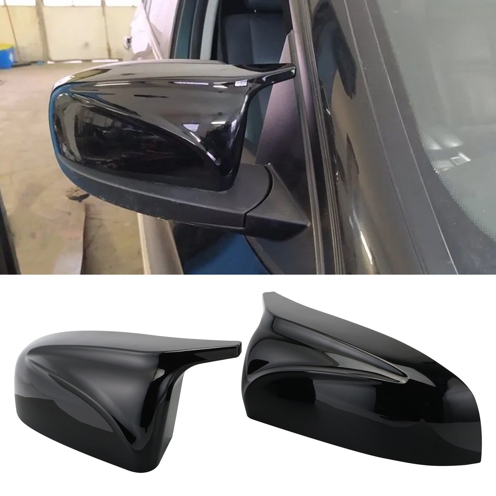 Außenspiegel Außenspiegelabdeckkappen Passend für BMW X5 E70 X6 E71 2008-2012