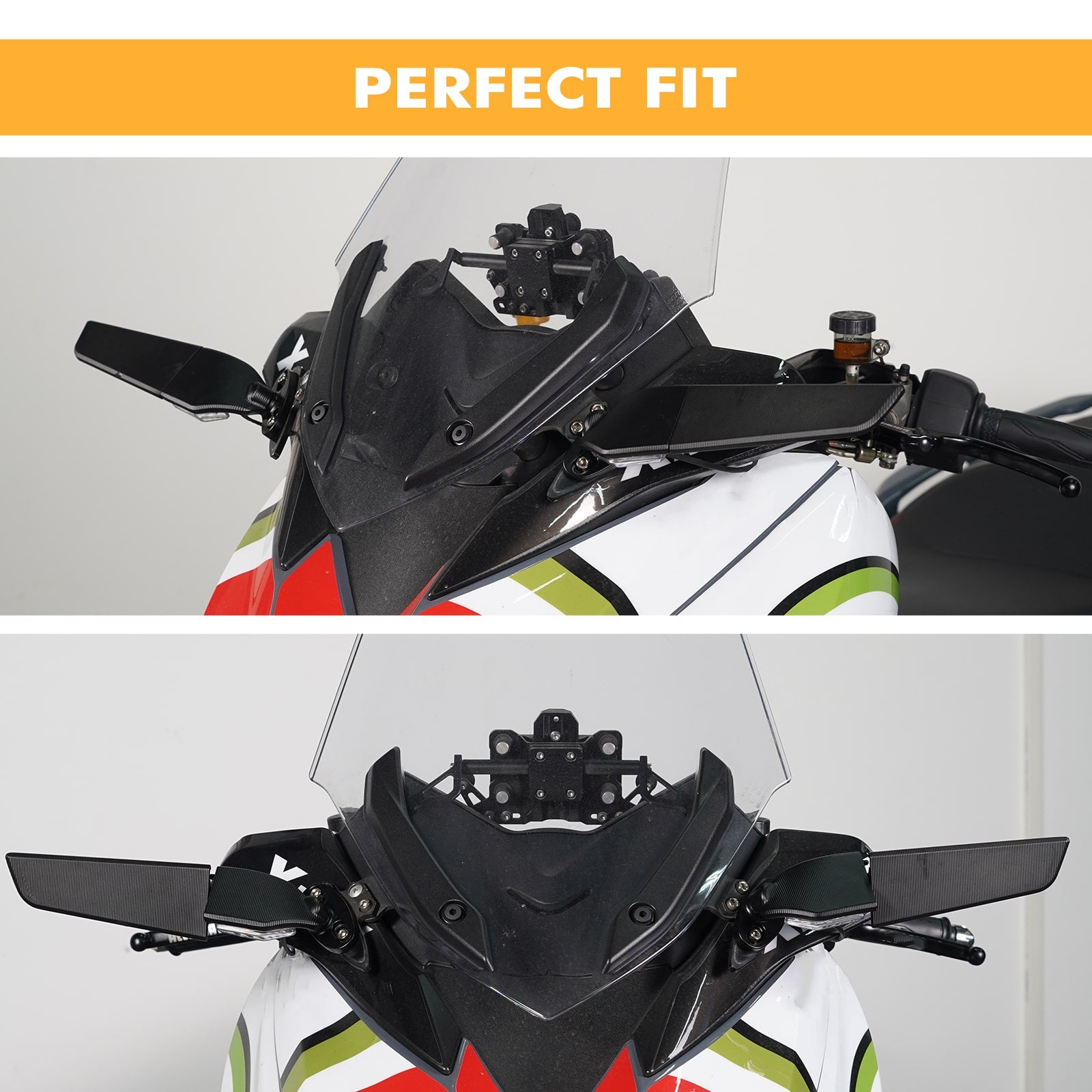 M5 Spiegel Rückspiegel mit Blinker Für Honda Kawasaki Yamaha BMW Suzuki
