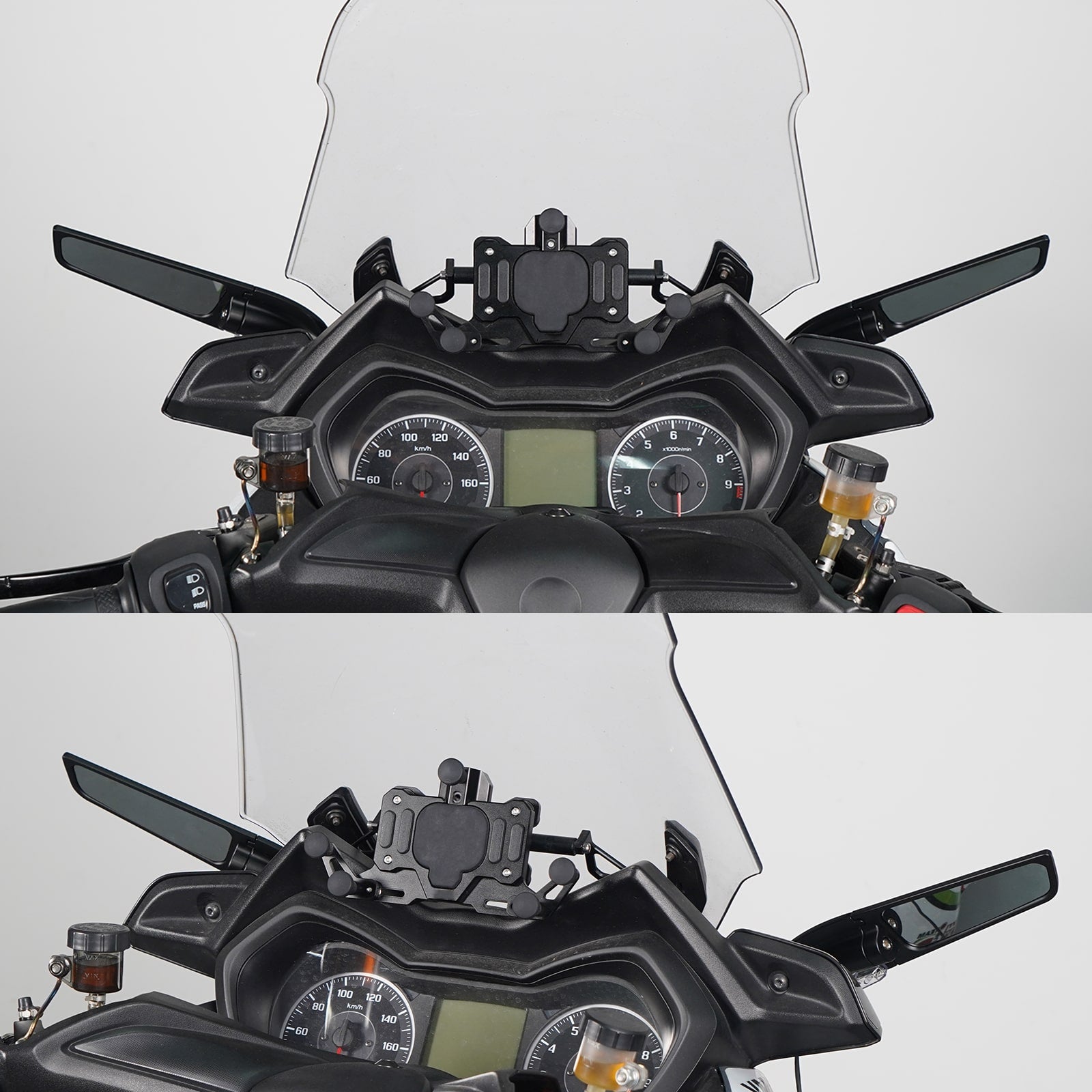 M5 Spiegel Rückspiegel mit Blinker Für Honda Kawasaki Yamaha BMW Suzuki