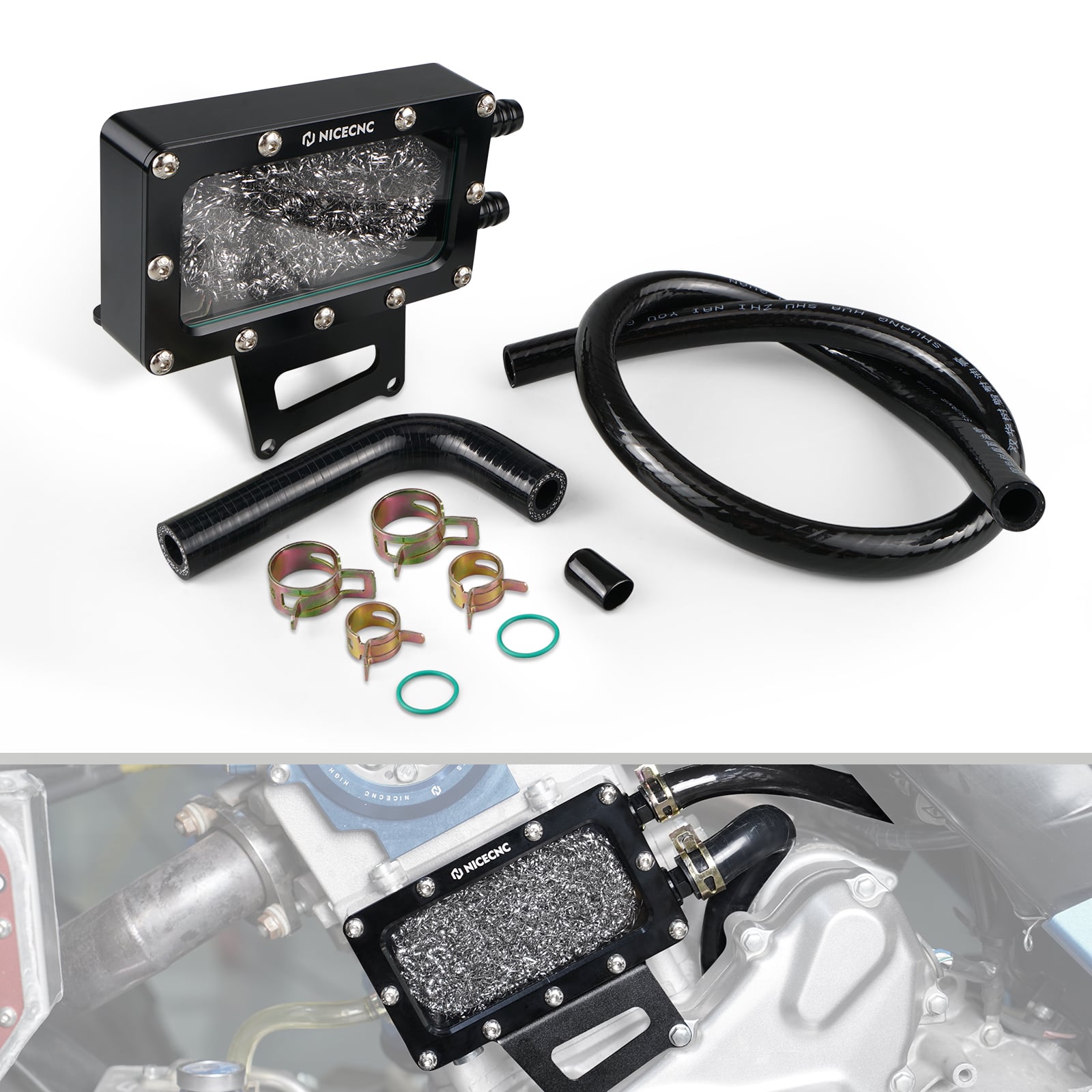 Transparente Ölentlüftungs-Entlüftungsbox Für Yamaha Raptor 700 2006-2024