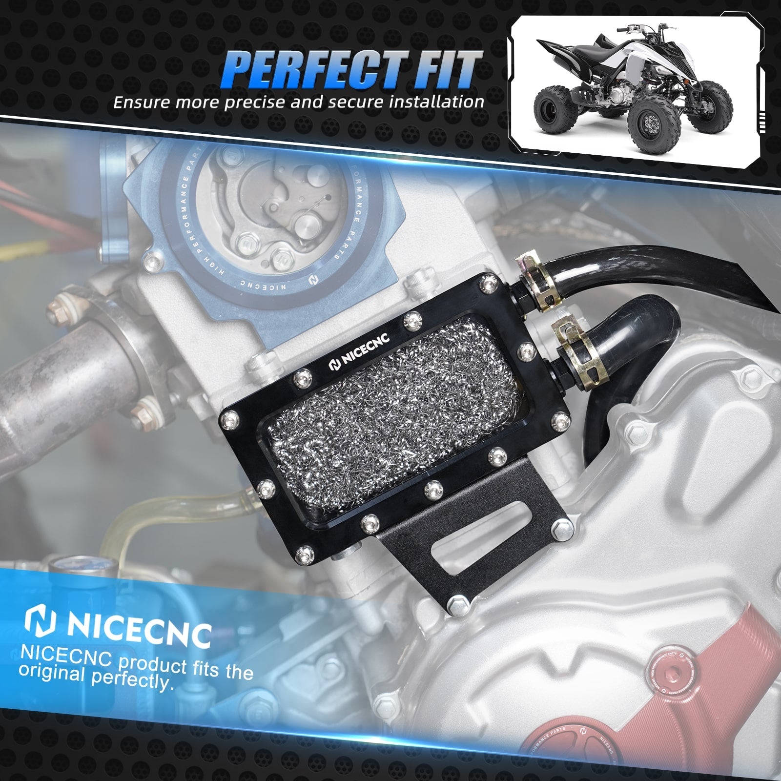 Transparente Ölentlüftungs-Entlüftungsbox Für Yamaha Raptor 700 2006-2024
