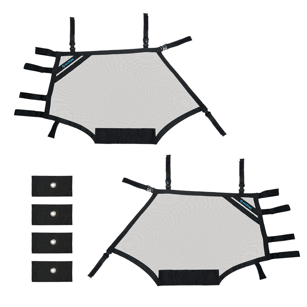 3PCS Fenster Net Roll Käfig Mesh Guard Kit Für Polaris RZR PRO XP / XP 4 2020-2023
