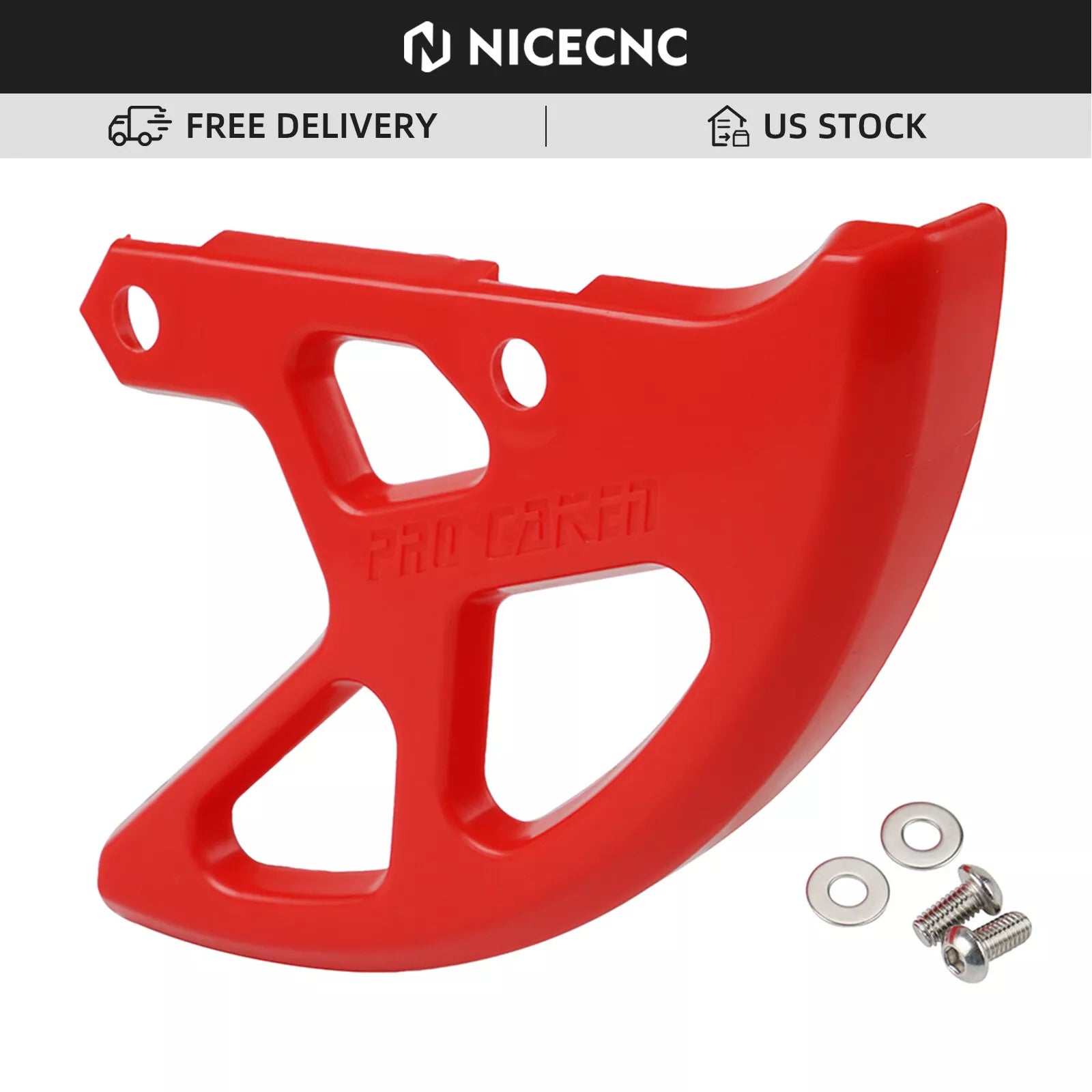 Hinten Bremsscheibe Schutz Abdeckung Für Honda CR 125R 250R CR125R CR250R 2002-2007 Rot