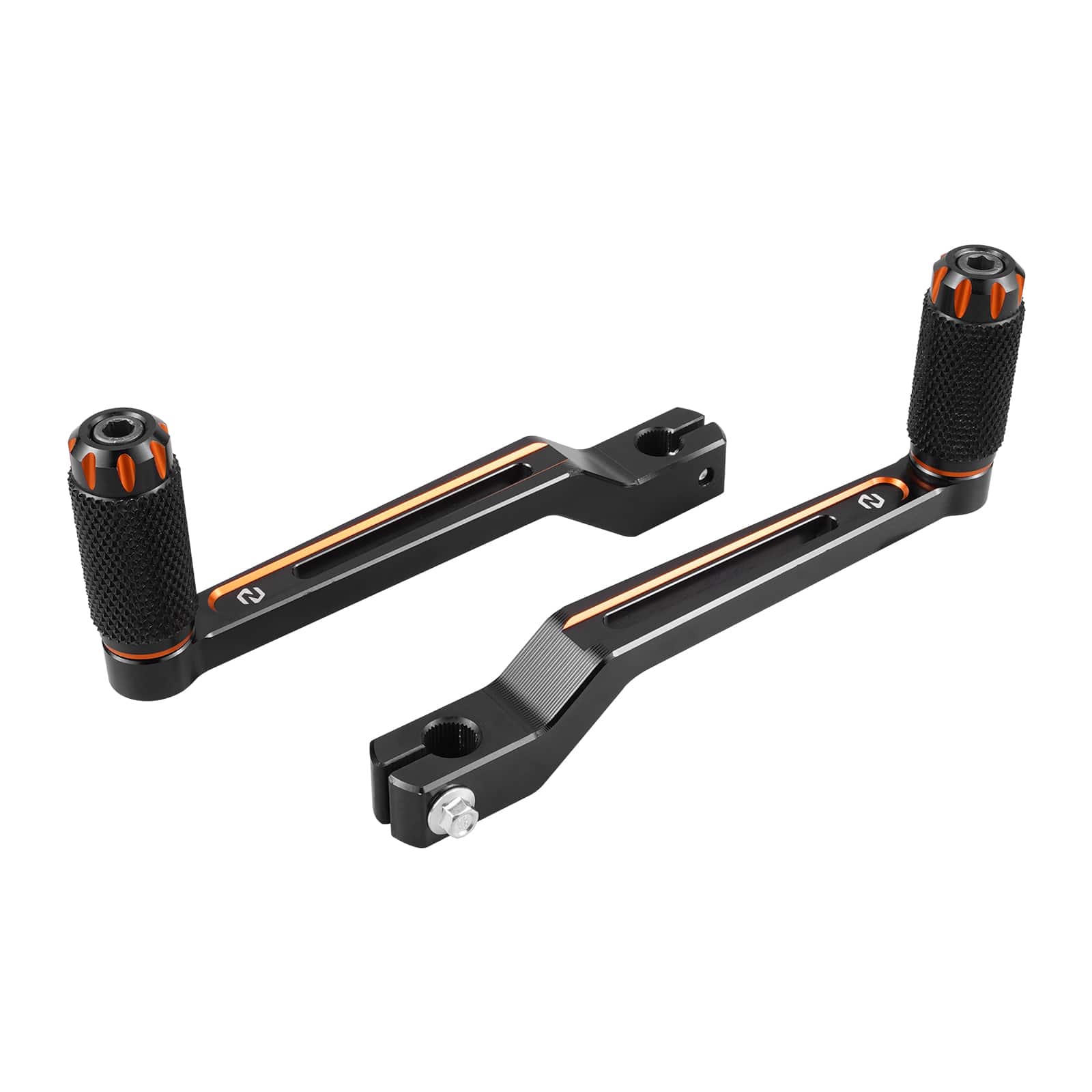 Paar Ferse Kappe Schalthebel Shifter Pegs Für Harley Street Glide FLHX Road King FLHR