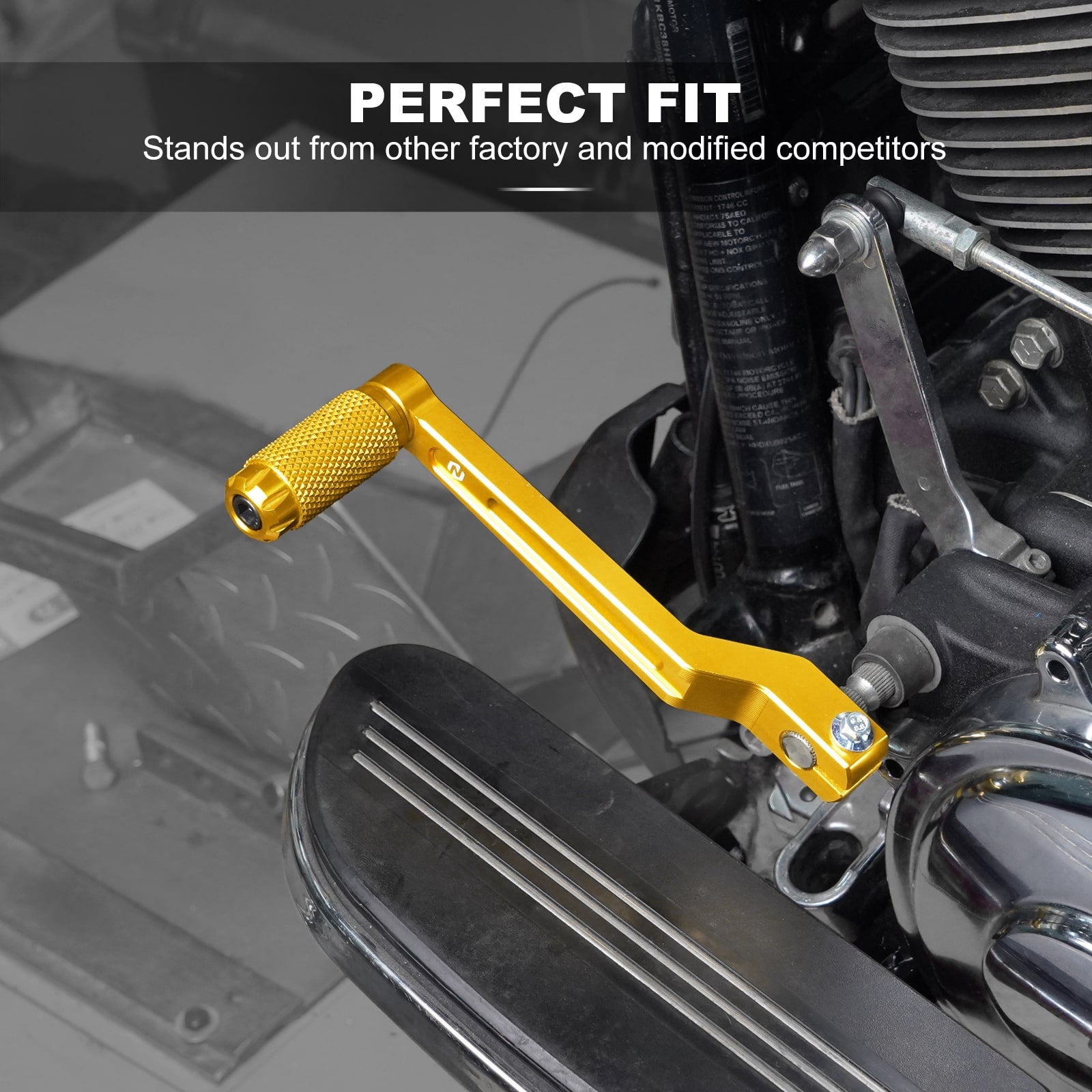 Paar Ferse Kappe Schalthebel Shifter Pegs Für Harley Street Glide FLHX Road King FLHR