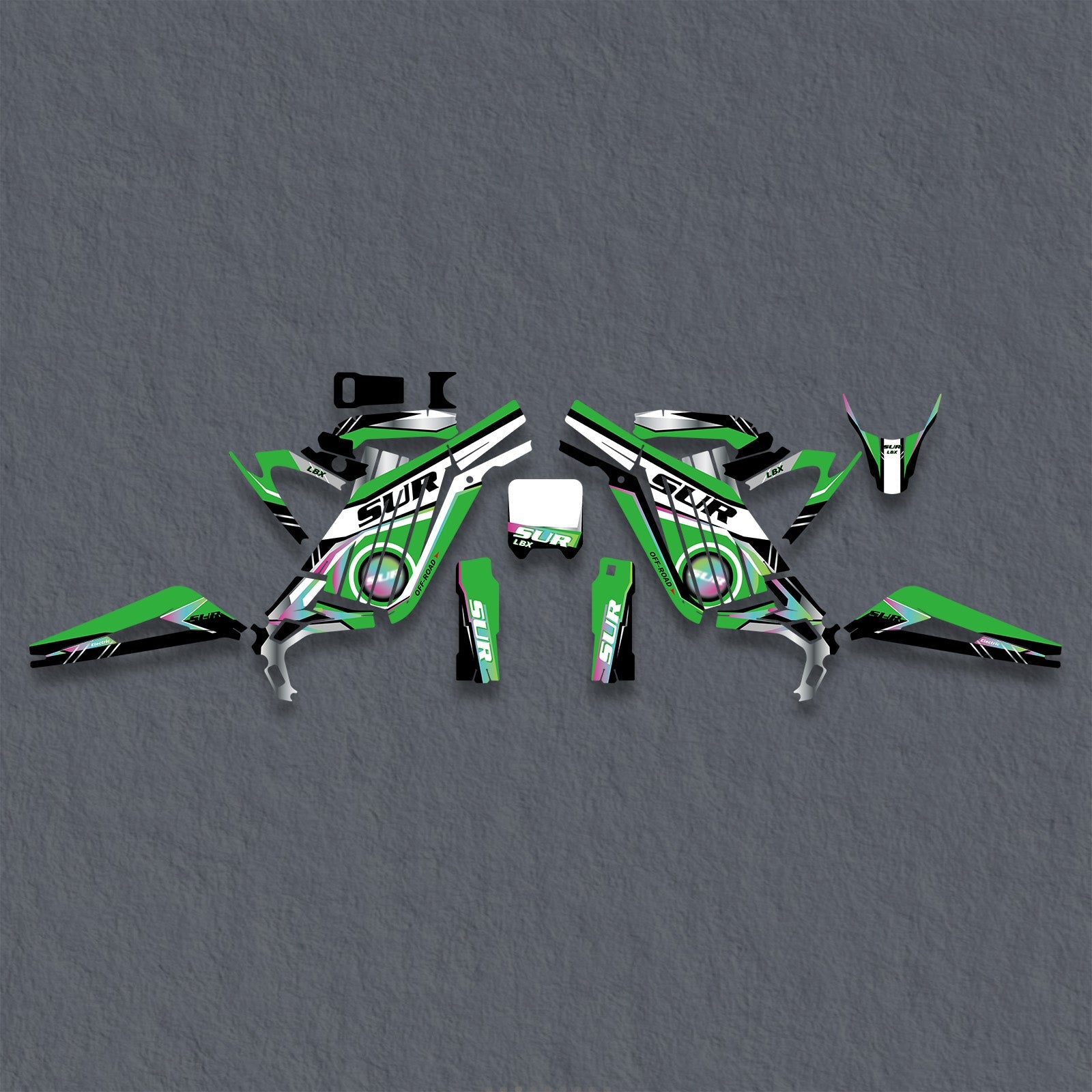 Off Road Bike Full Graphics Aufkleber Aufkleber Set für Surron Light Bee X ALLE JAHRE