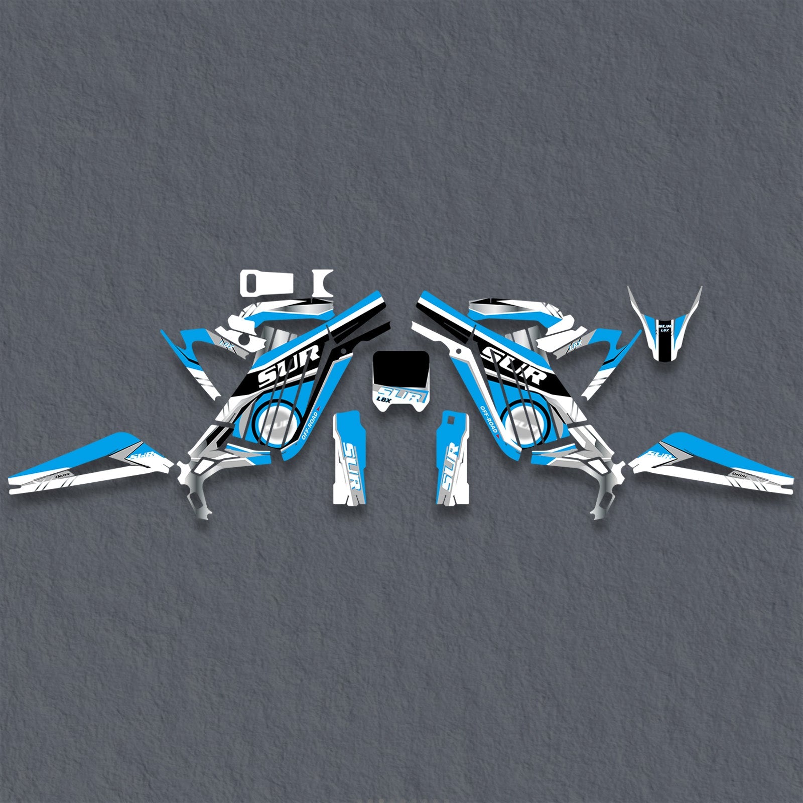 Off Road Bike Full Graphics Aufkleber Aufkleber Set für Surron Light Bee X ALLE JAHRE