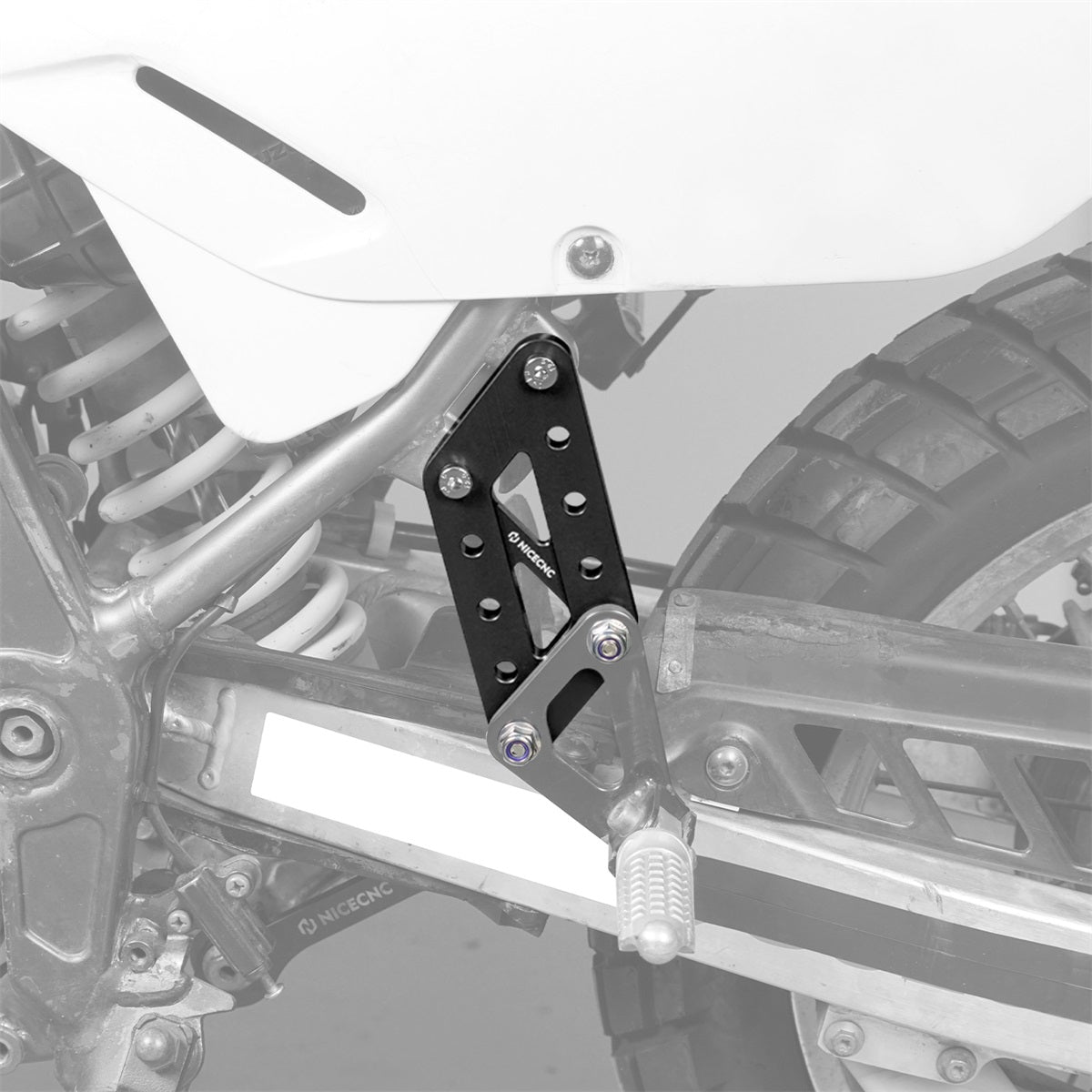 Sozius Fußrasten Verlagerungshalterungen für Suzuki DR650SE 1996–2024