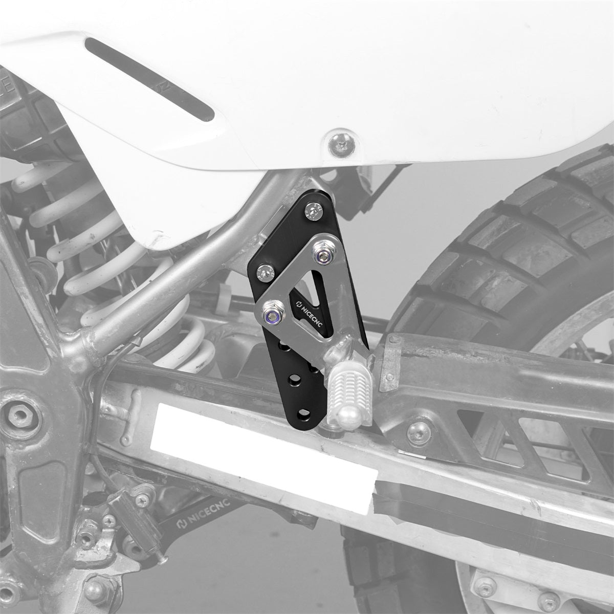 Sozius Fußrasten Verlagerungshalterungen für Suzuki DR650SE 1996–2024