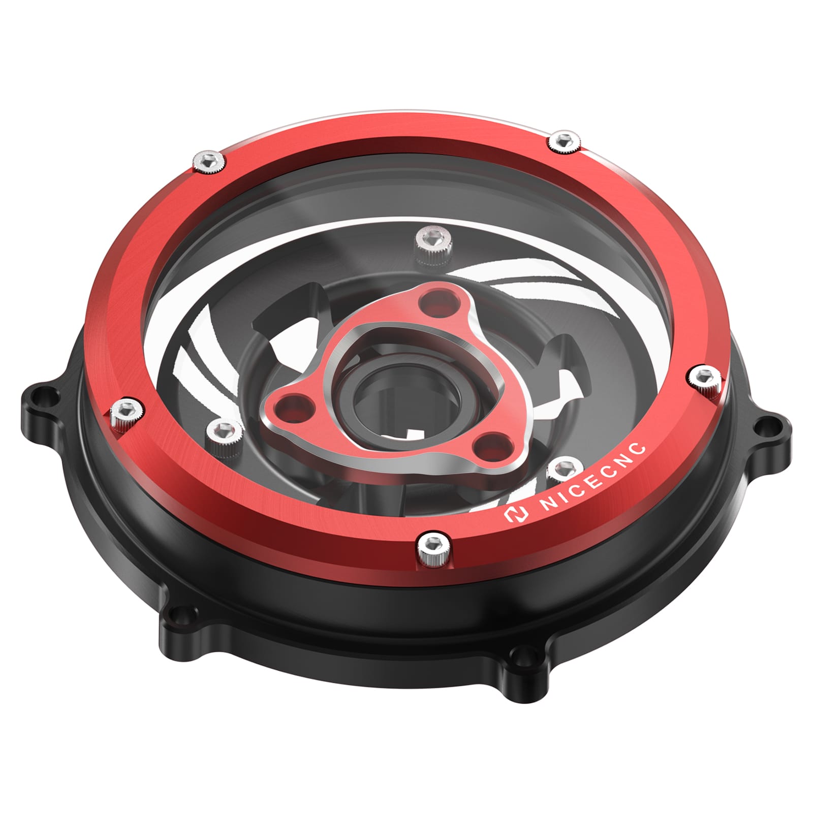 Klare Kupplungsdeckelfederhalter-Druckplatte für Ducati 955 Panigale V2 2020 - 2024