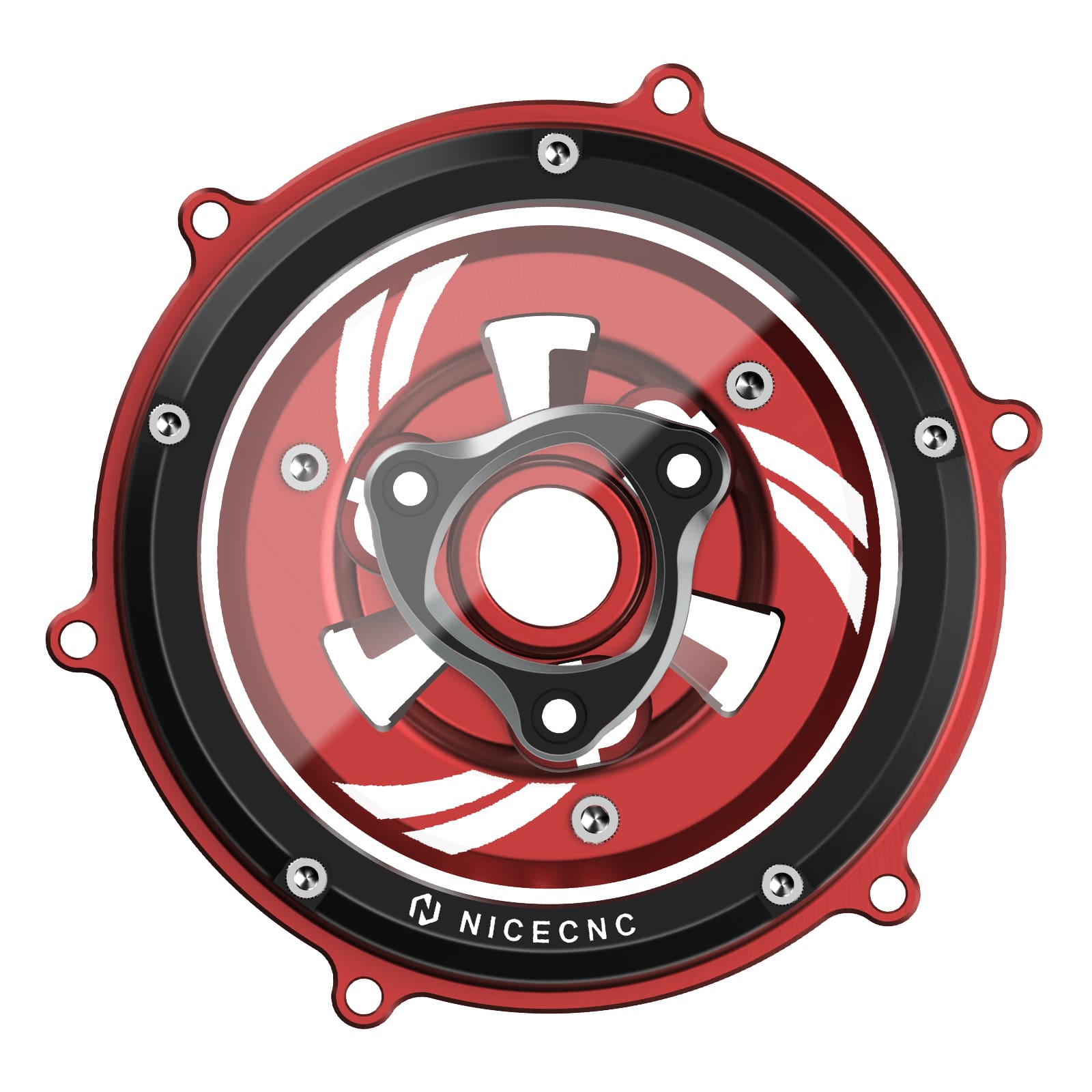 Klare Kupplungsdeckelfederhalter-Druckplatte für Ducati 955 Panigale V2 2020 - 2024