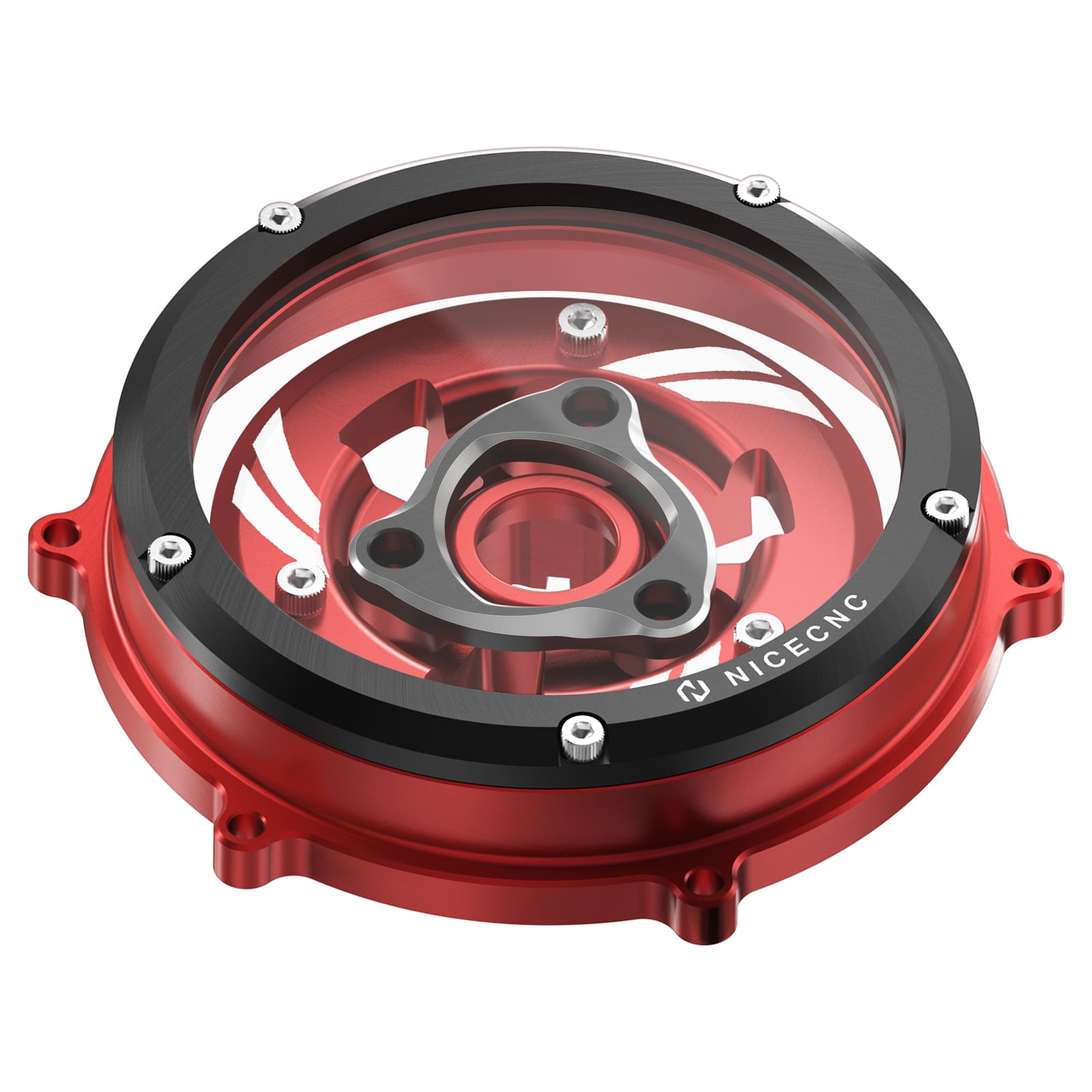 Klare Kupplungsdeckelfederhalter-Druckplatte für Ducati 955 Panigale V2 2020 - 2024
