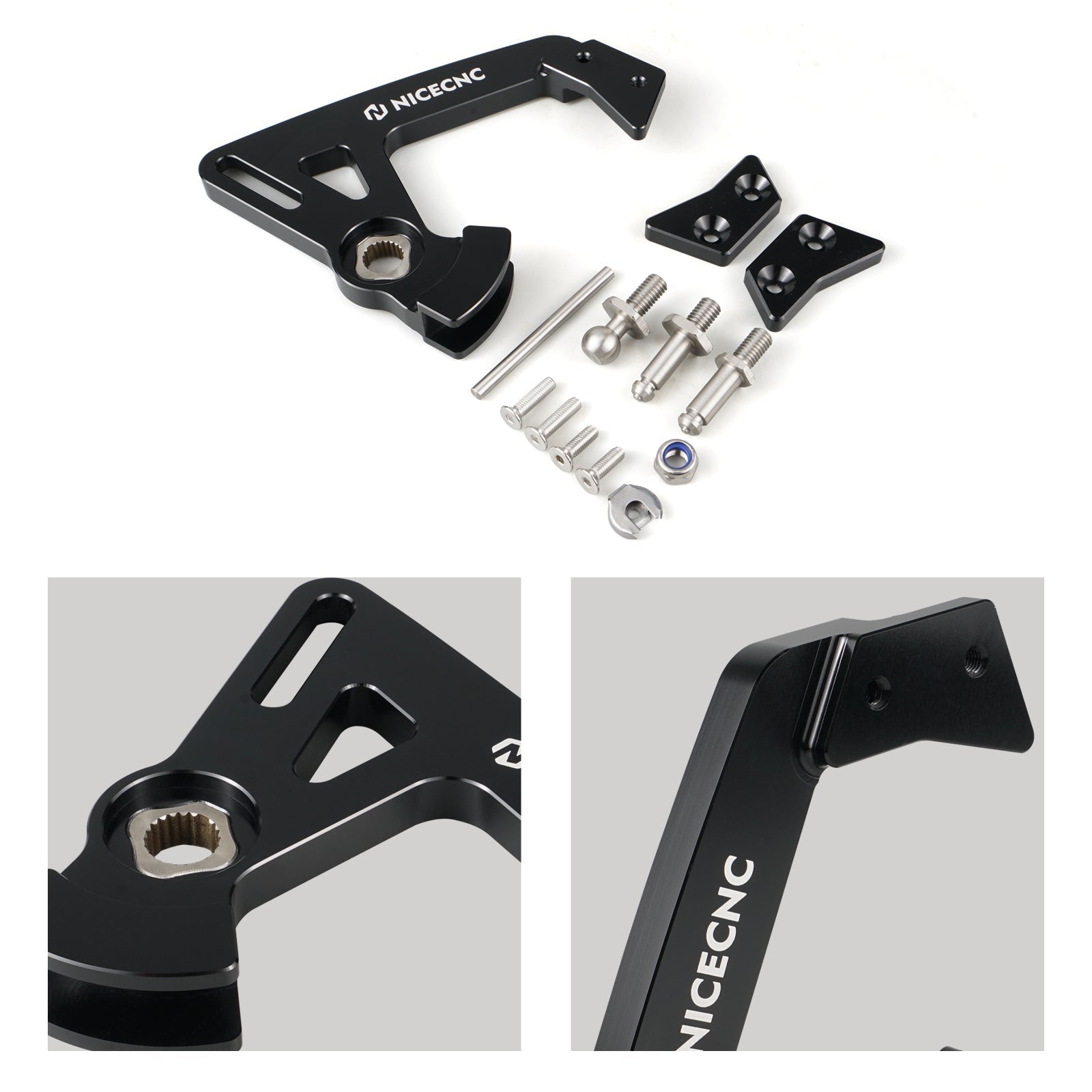 Einstellbarer kurzer Schalthebelarm 6-Gang-Schaltgetriebe-Kit für Volkswagen MK5/MK6/MK7 Audi MK2/MK3/A3/S3/TT