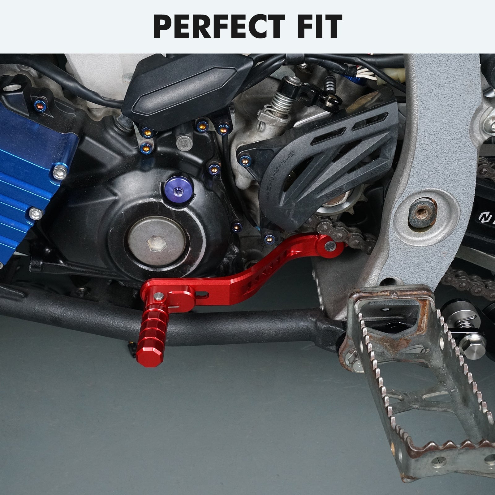ATV Verbesserte Klapp Einstellbare Umschalt Schalthebel Pedal Für Yamaha YFZ450R 09-25