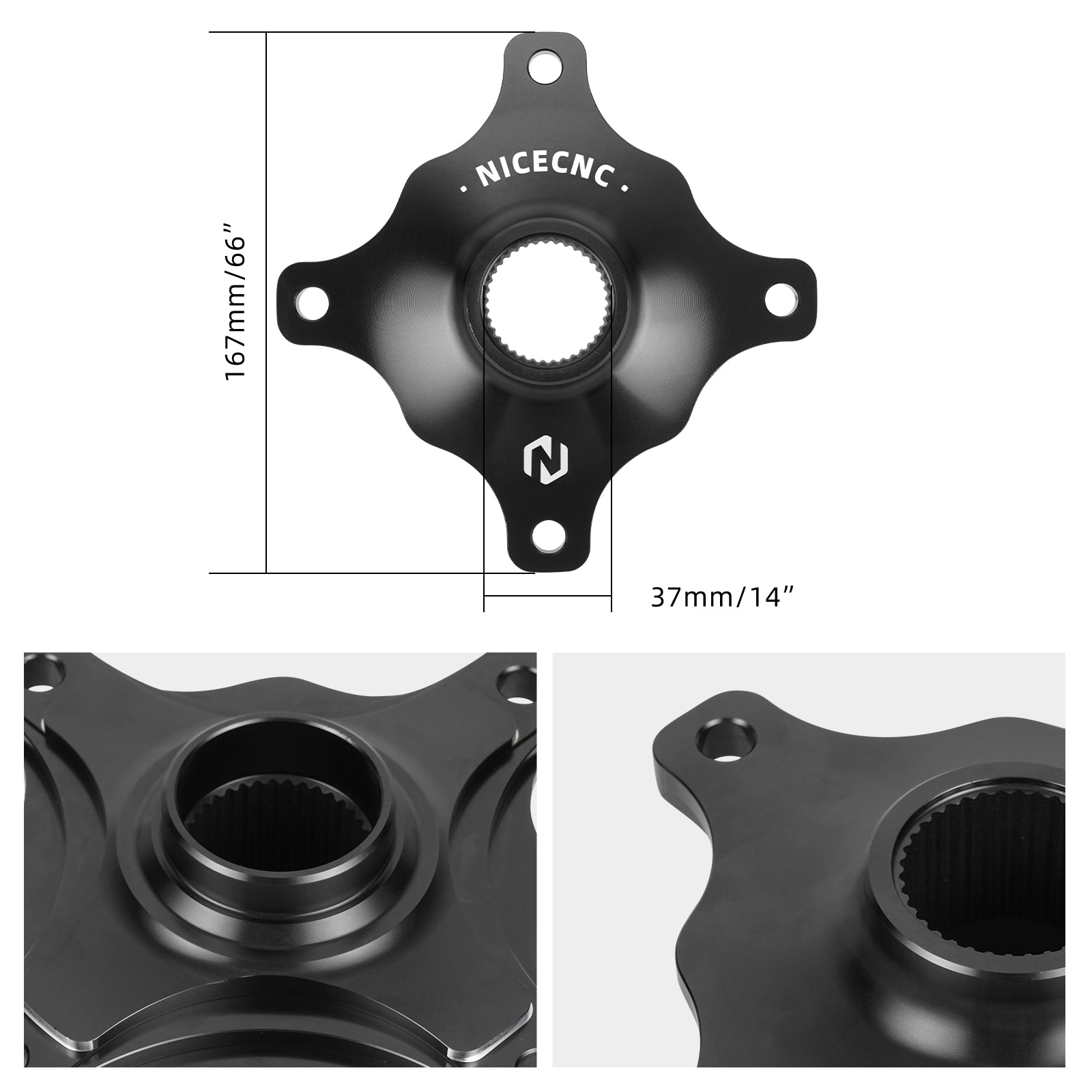 ATV Hinterachse Kragen Kettenrad Hub Für Yamaha Raptor 700 06-24