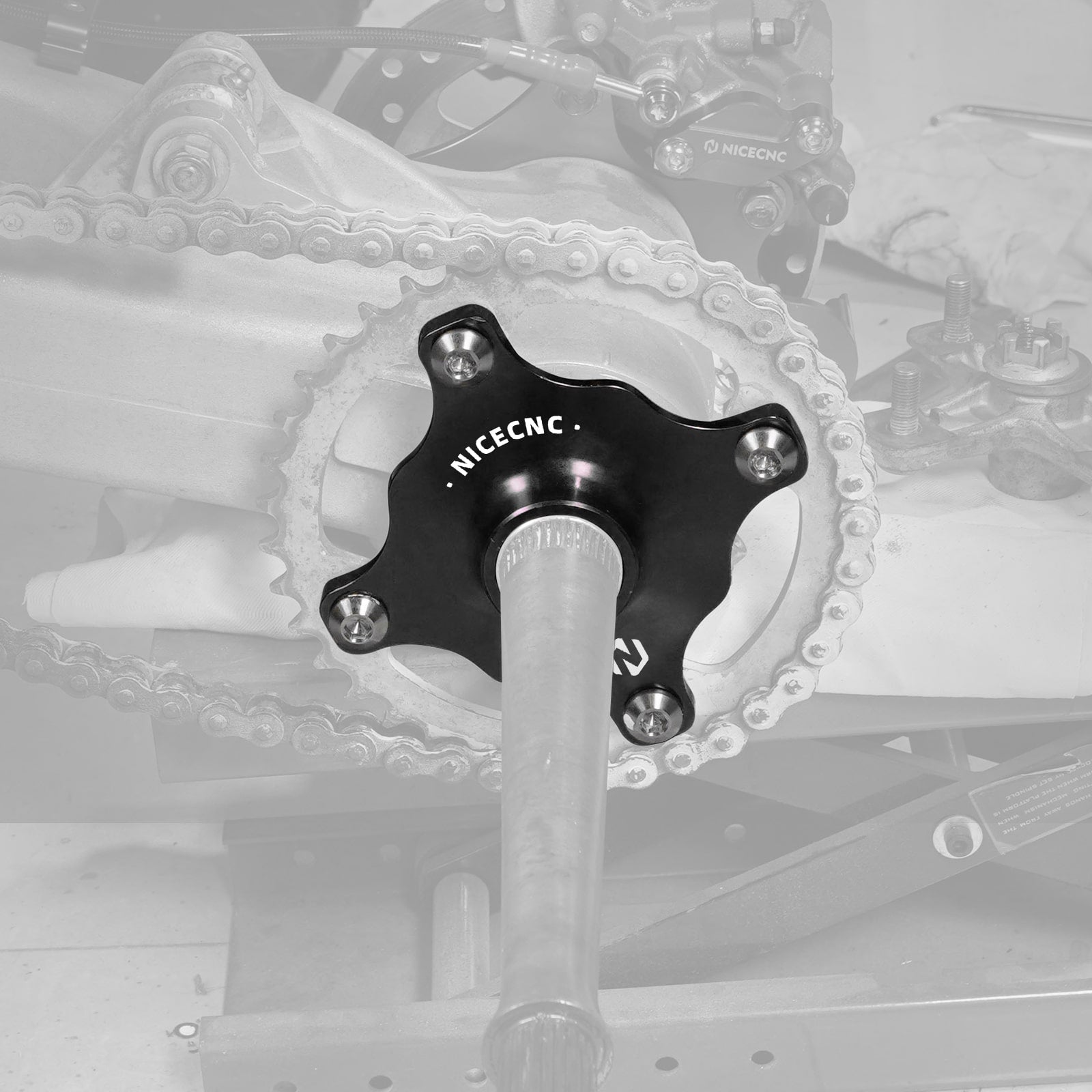 ATV Hinterachse Kragen Kettenrad Hub Für Yamaha Raptor 700 06-24