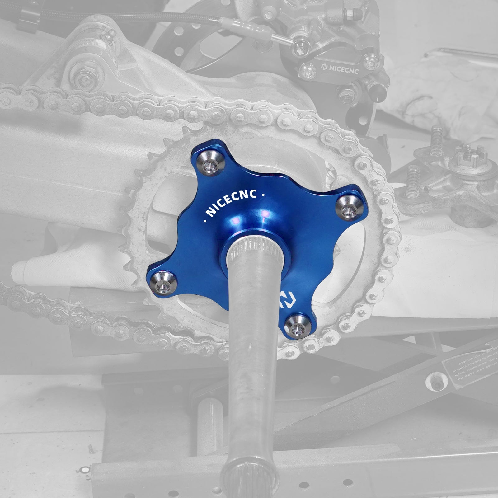 ATV Hinterachse Kragen Kettenrad Hub Für Yamaha Raptor 700 06-24
