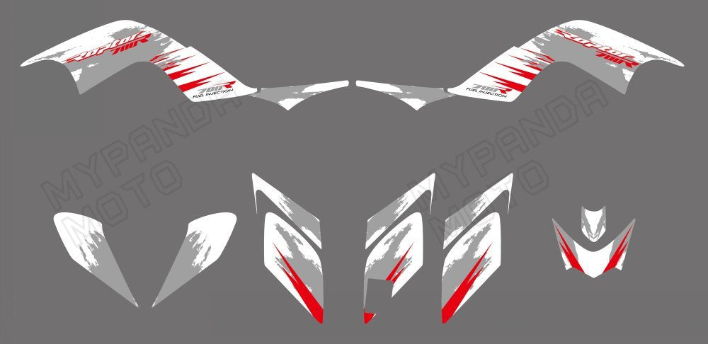ATV Volle Grafik Aufkleber Aufkleber Kit Für Yamaha RAPTOR700 2006-2012