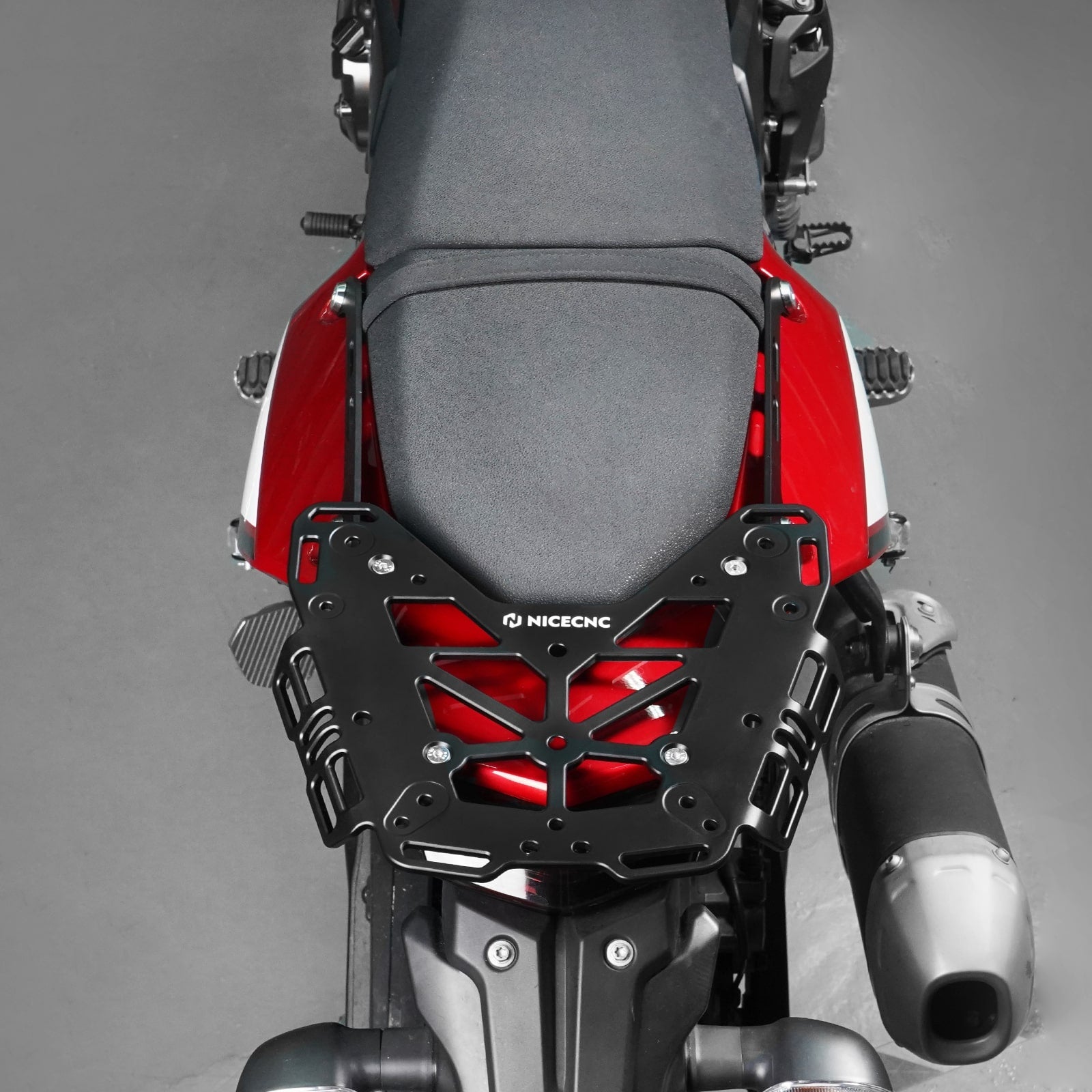 Hinten Gepäckträger Halterung Satteltasche Träger für Yamaha Tenere 700 XTZ700 2019-2024