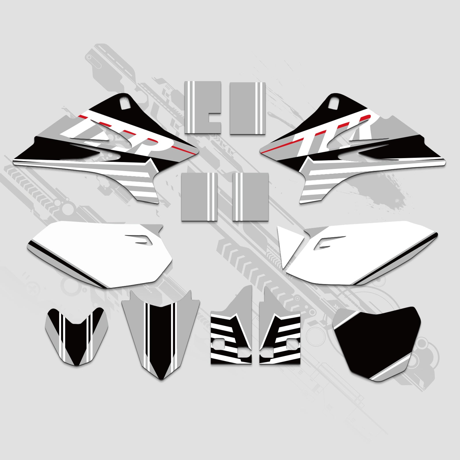 Motorrad Volle Grafiken Decals Aufkleber Kit Für YAMAHA TTR50 2006-2015