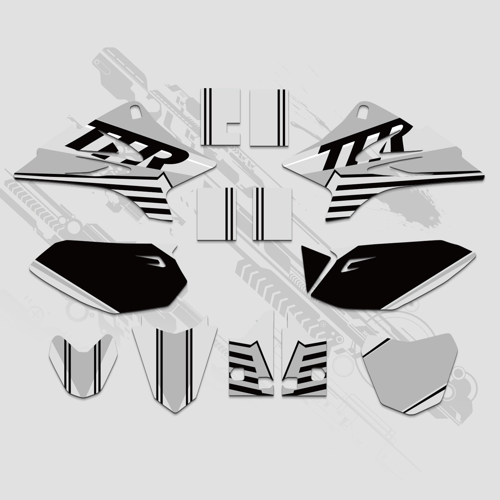 Motorrad Volle Grafiken Decals Aufkleber Kit Für YAMAHA TTR50 2006-2015