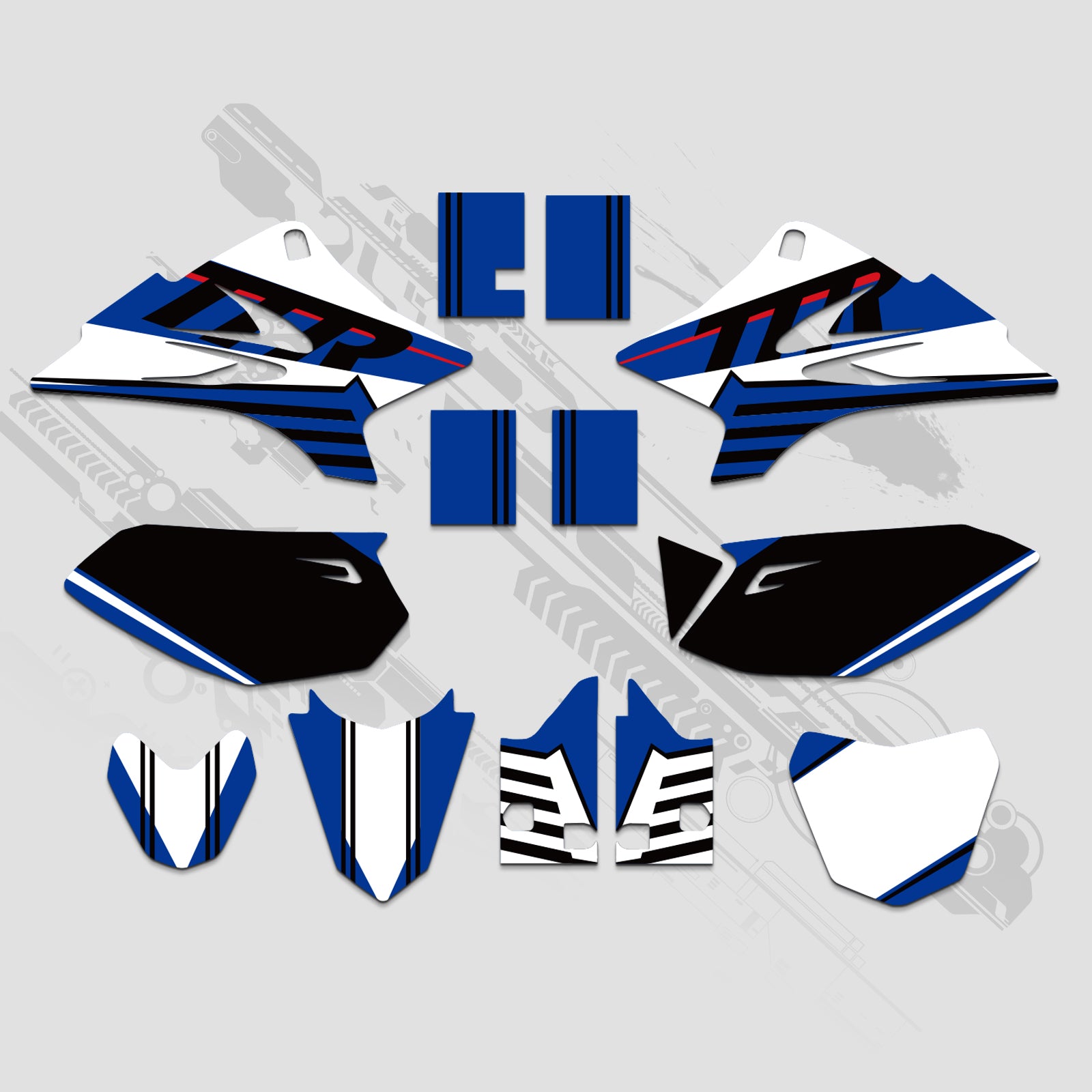 Motorrad Volle Grafiken Decals Aufkleber Kit Für YAMAHA TTR50 2006-2015