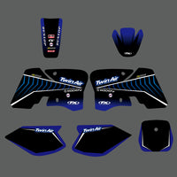 Vollständiger Grafik-Hintergrund-Aufkleber-Kit für Yamaha TTR90 2000-2007