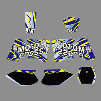 Motorrad-Hintergründe, Aufkleber für Yamaha TTR90 2000-2007