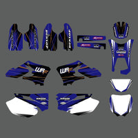 Motorrad-Team-Aufkleber, komplettes Grafik-Set für Yamaha WR250F/WR450F 2005–2006