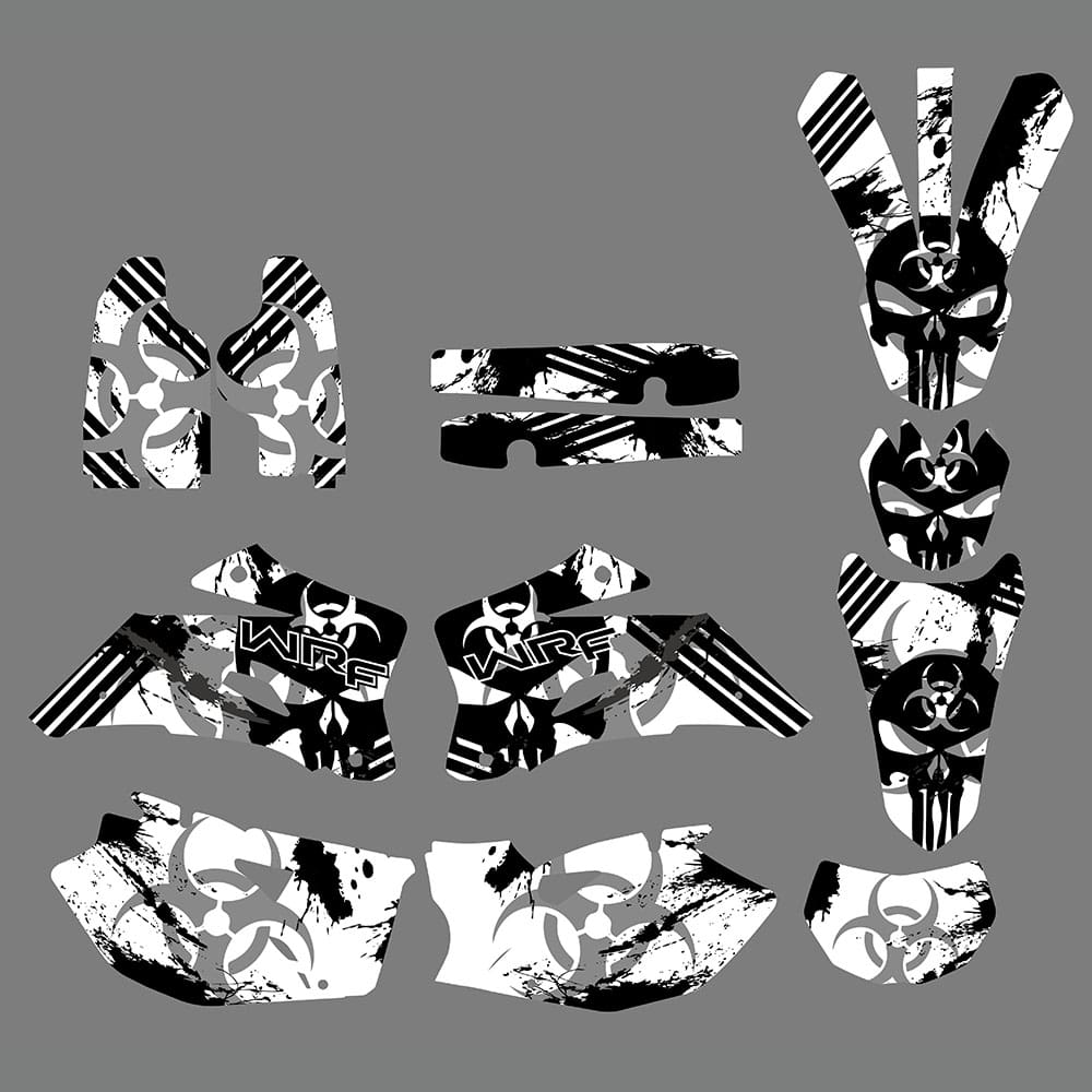 Hintergründe Motorrad Aufkleber Aufkleber Für Yamaha WR250F 2007-2013 WR450F 2007-2011