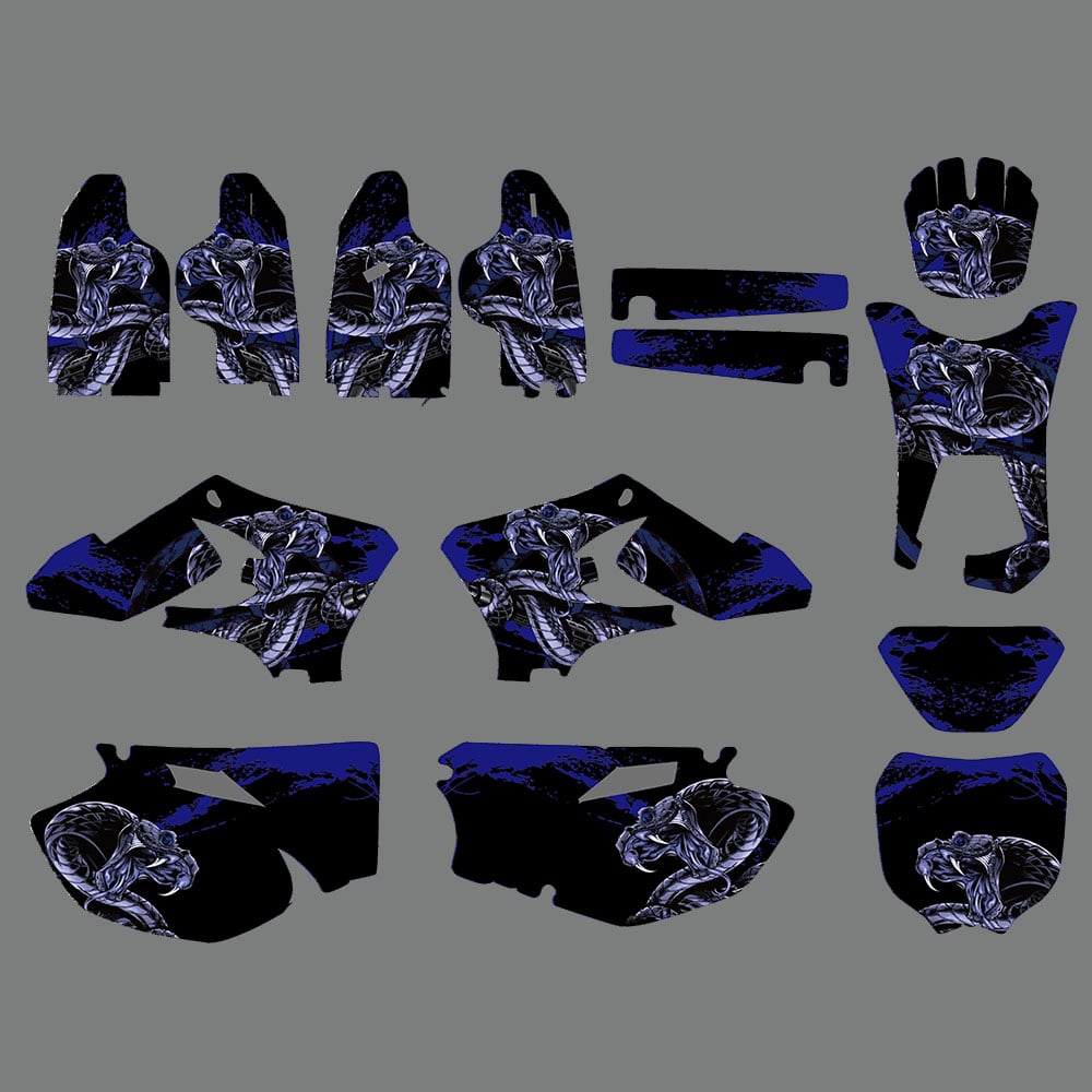Benutzerdefinierte Motocross-Aufkleber für Yamaha WR250F WR450F 2005-2006